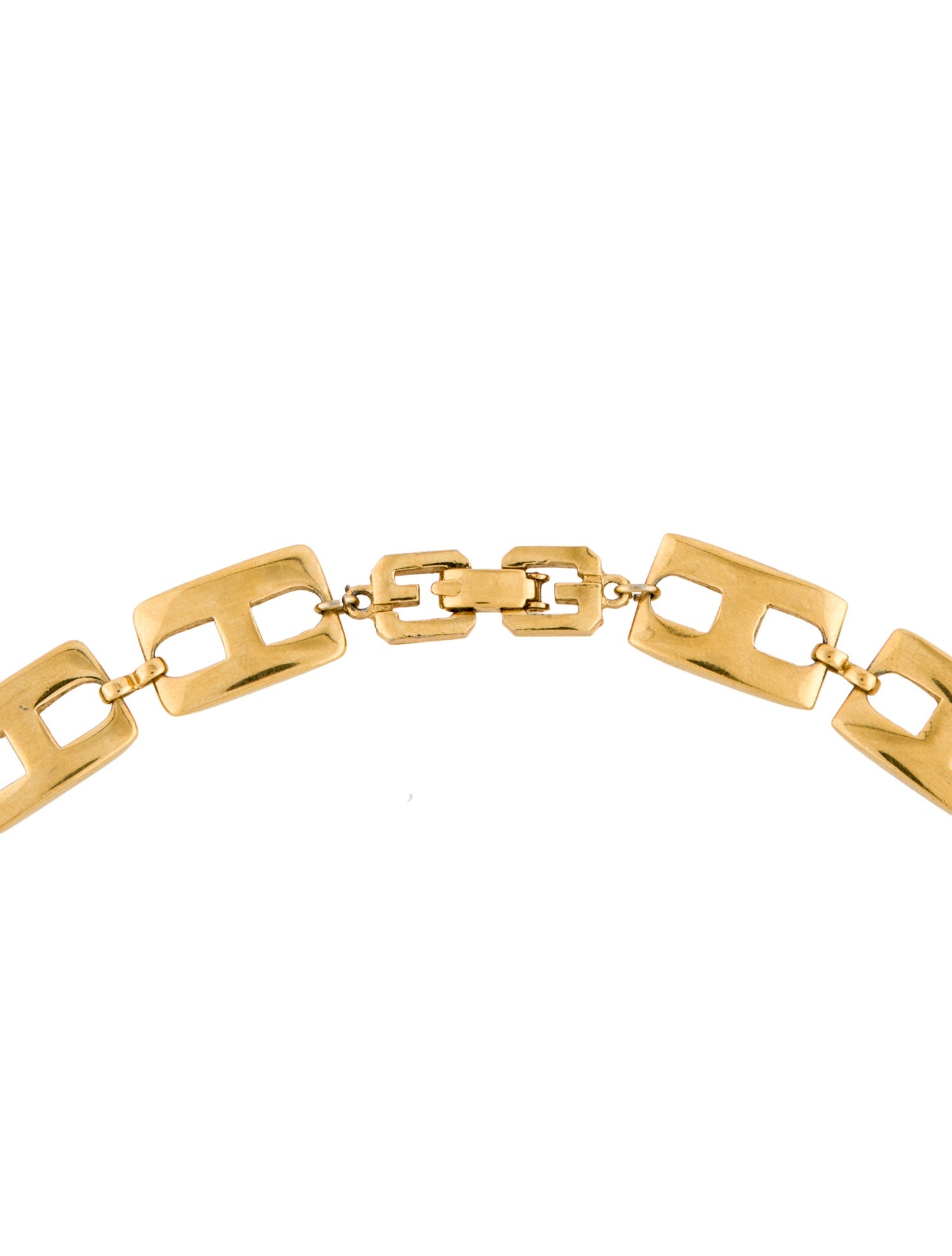 Givenchy Vintage Chain Link Choker Necklace