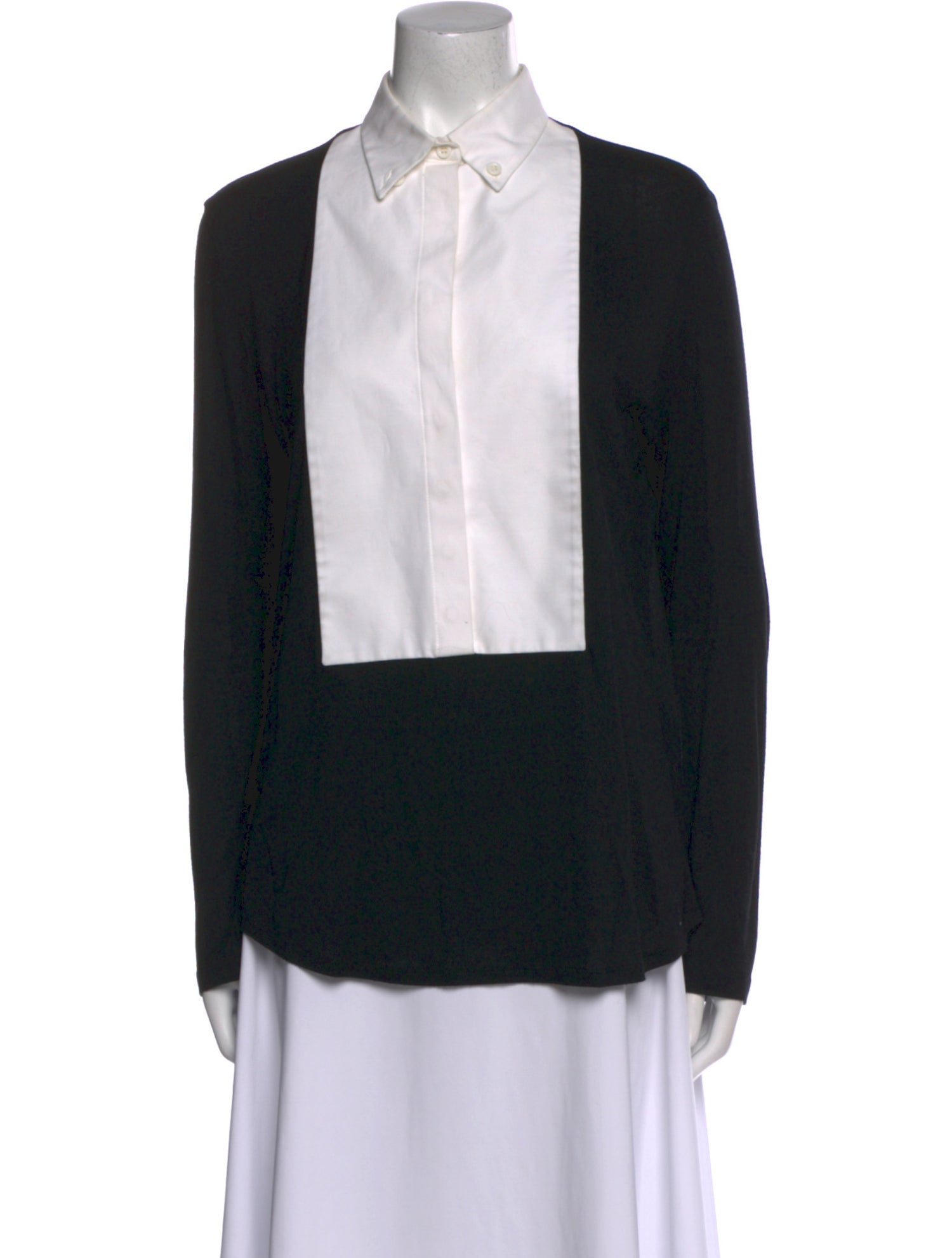 Givenchy Long Sleeve Button-Up Top