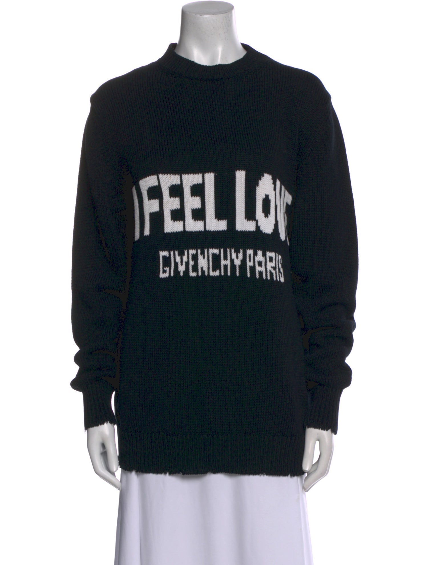 Givenchy Graphic Print Crew Neck Sweater