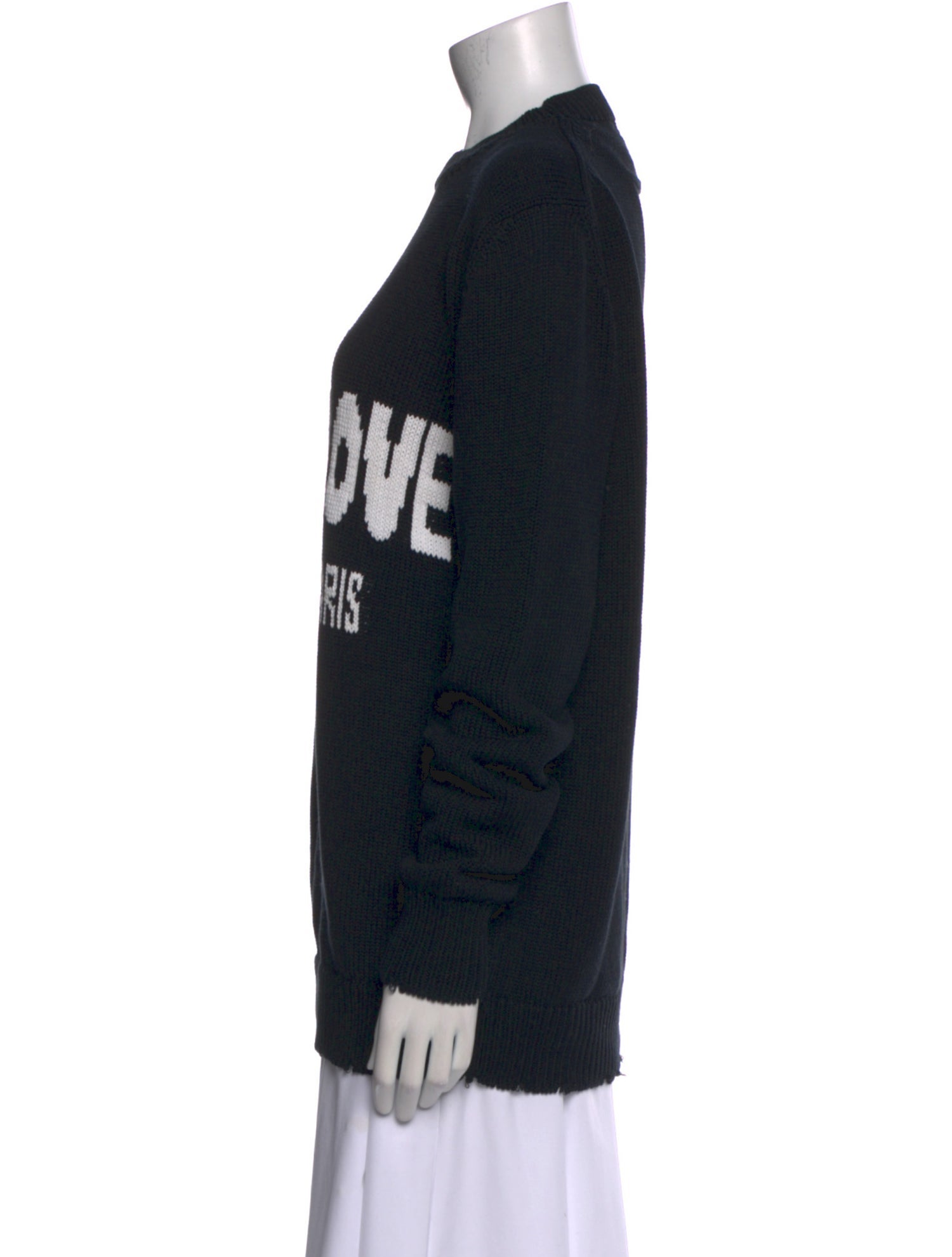 Givenchy Graphic Print Crew Neck Sweater