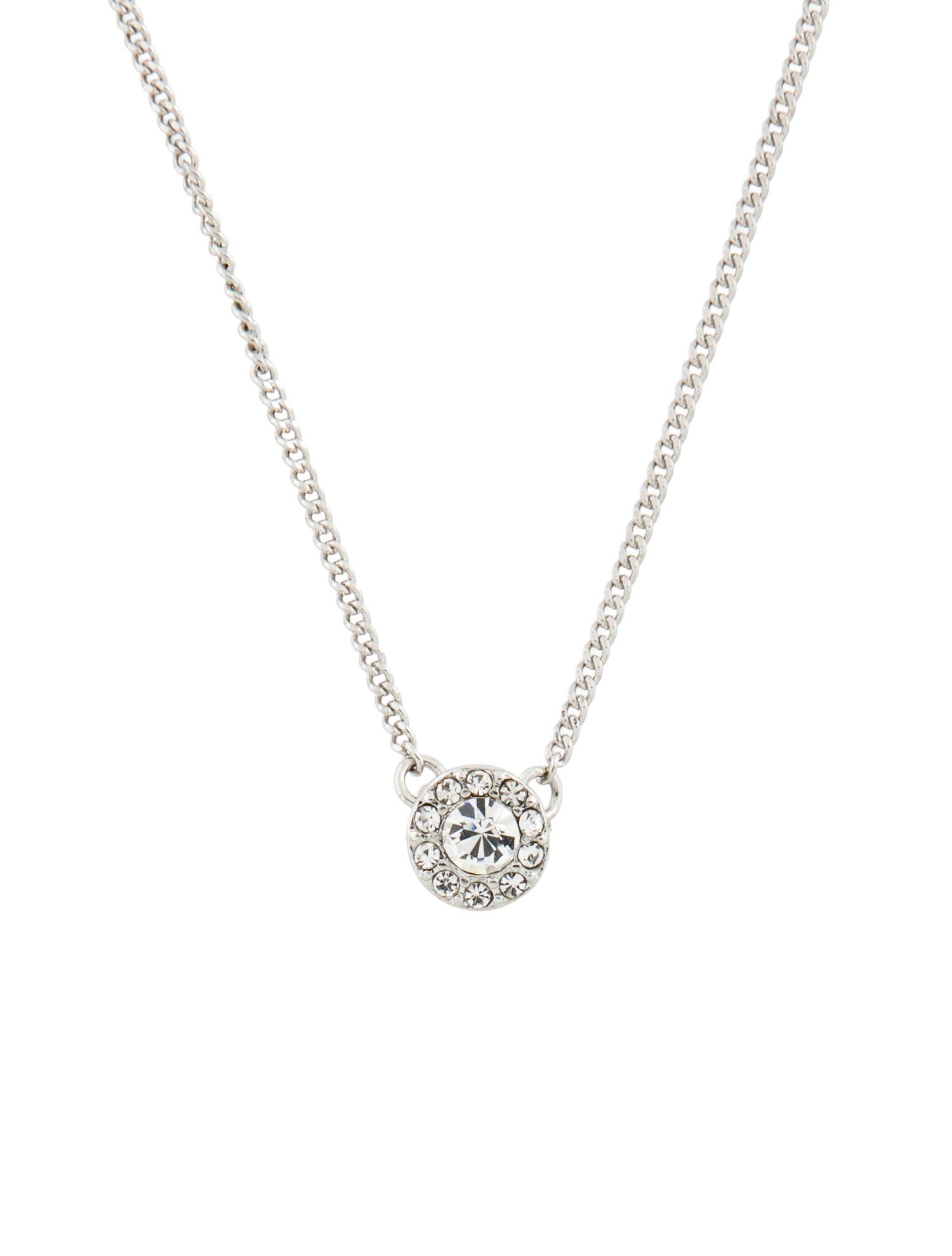 Givenchy Crystal Pendant Necklace