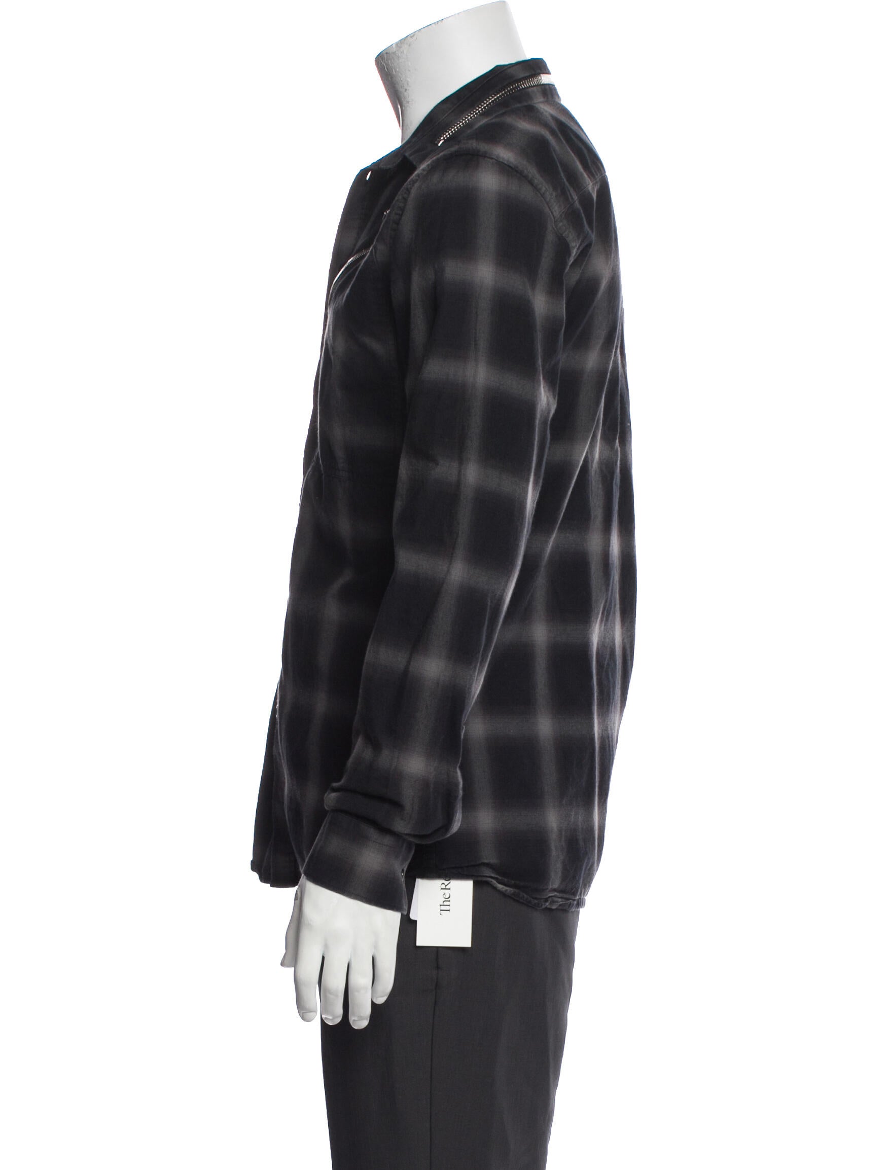 Givenchy Plaid Print Long Sleeve Western Shirt