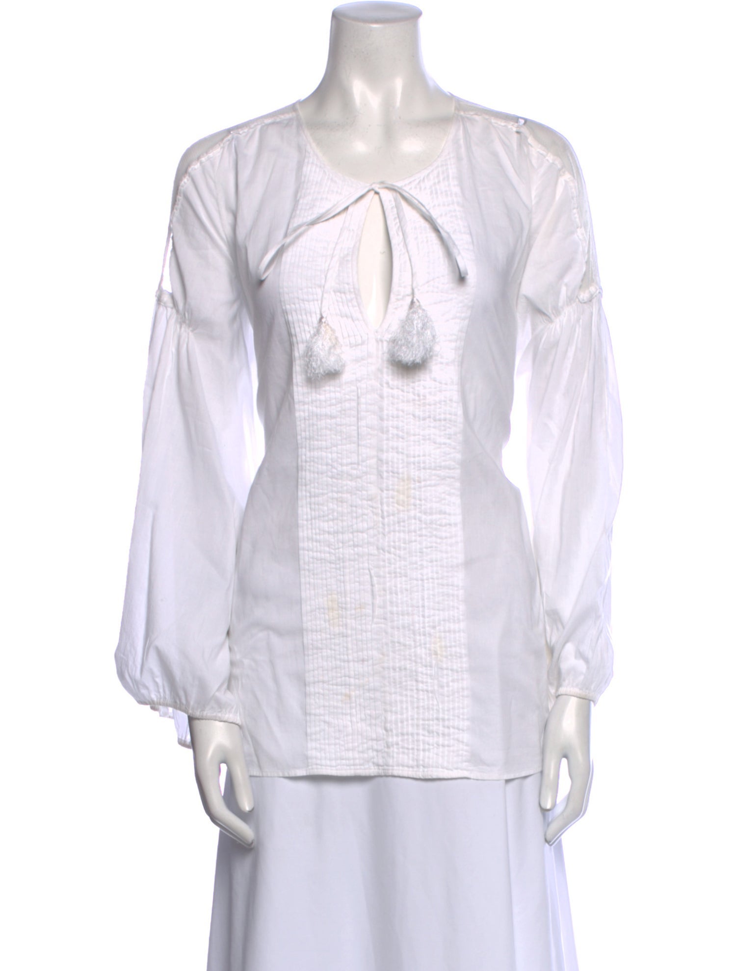 Givenchy V-Neck Long Sleeve Tunic