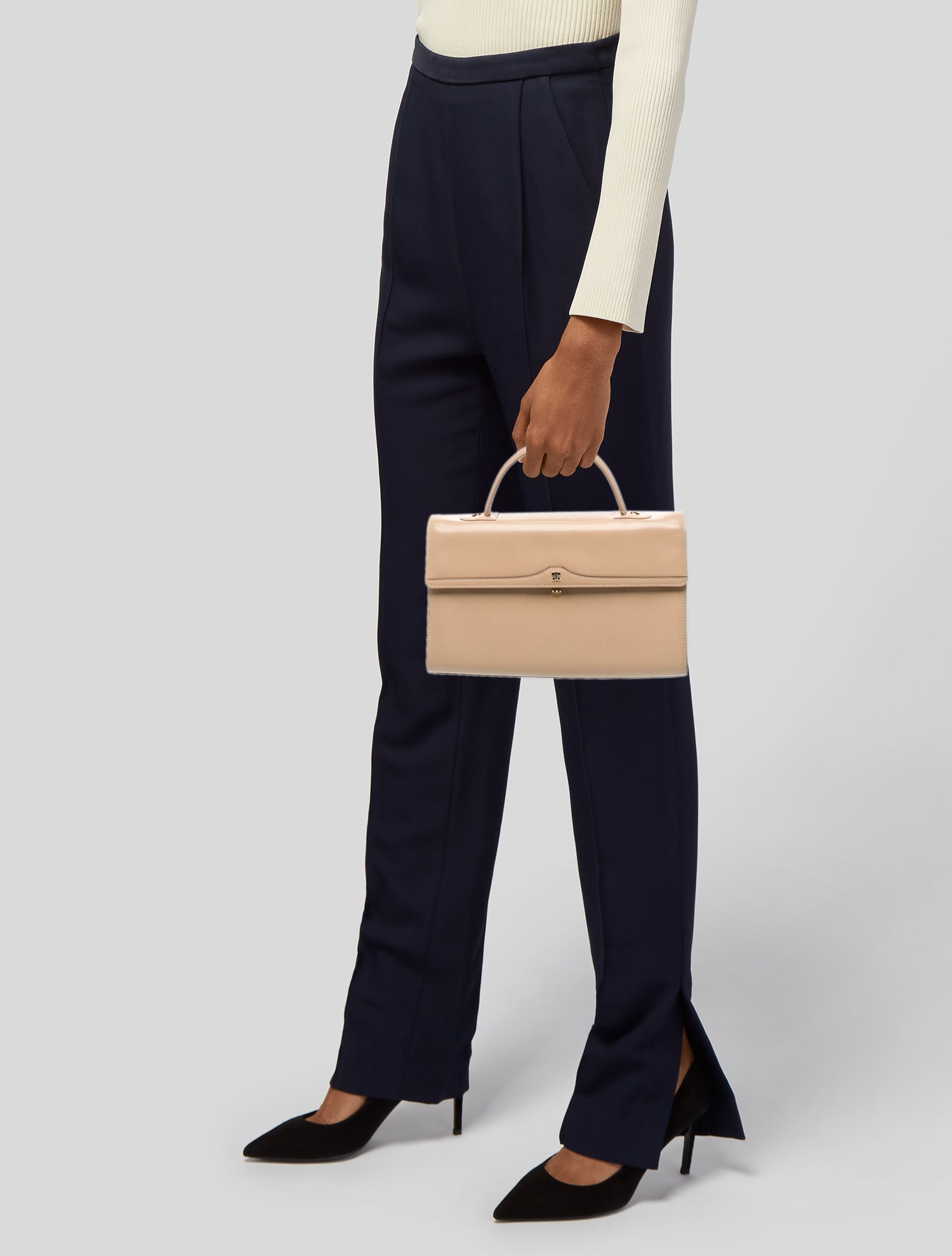 Givenchy Patent Leather Top Handle Bag