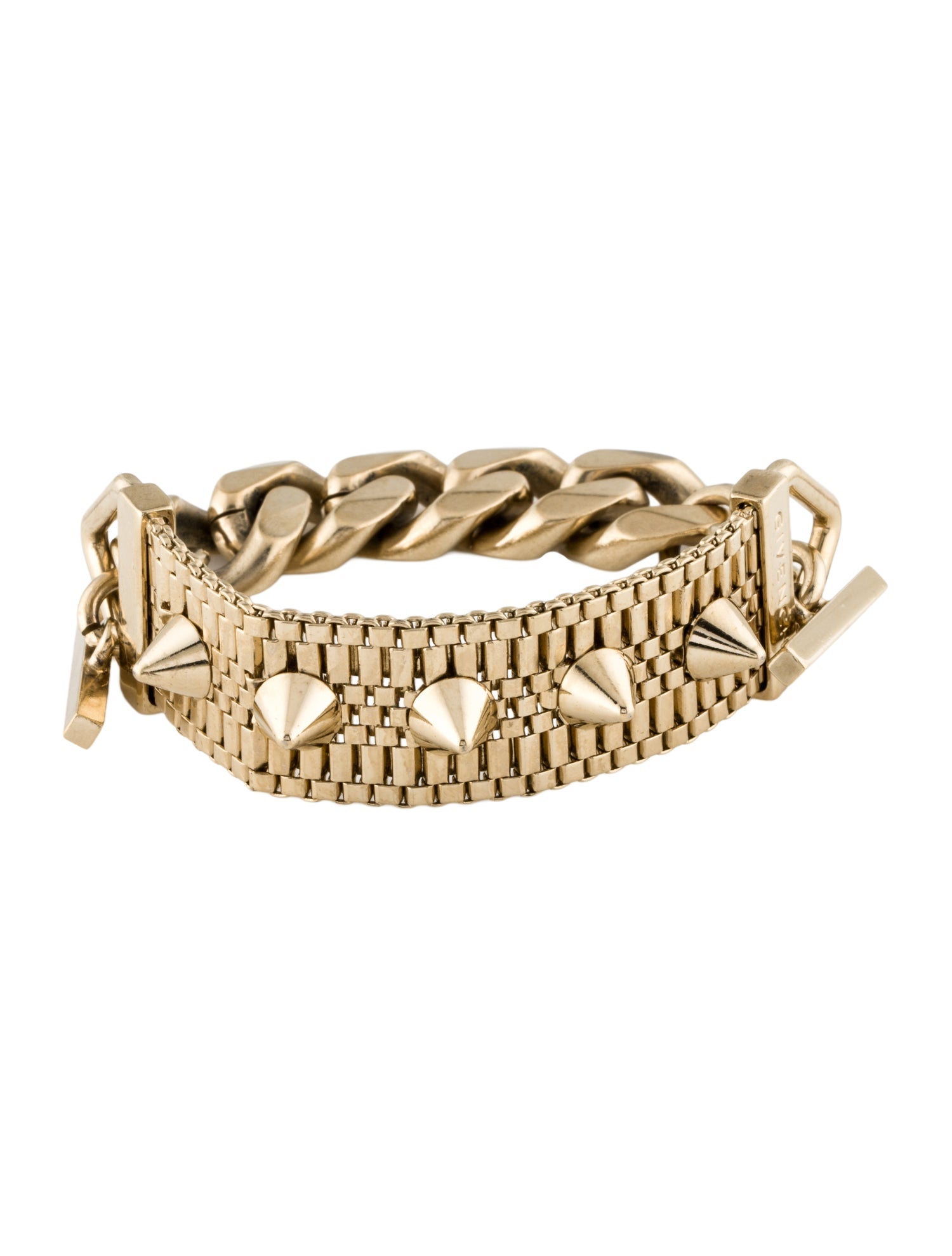 Givenchy Spiked Chain Link Bracelet