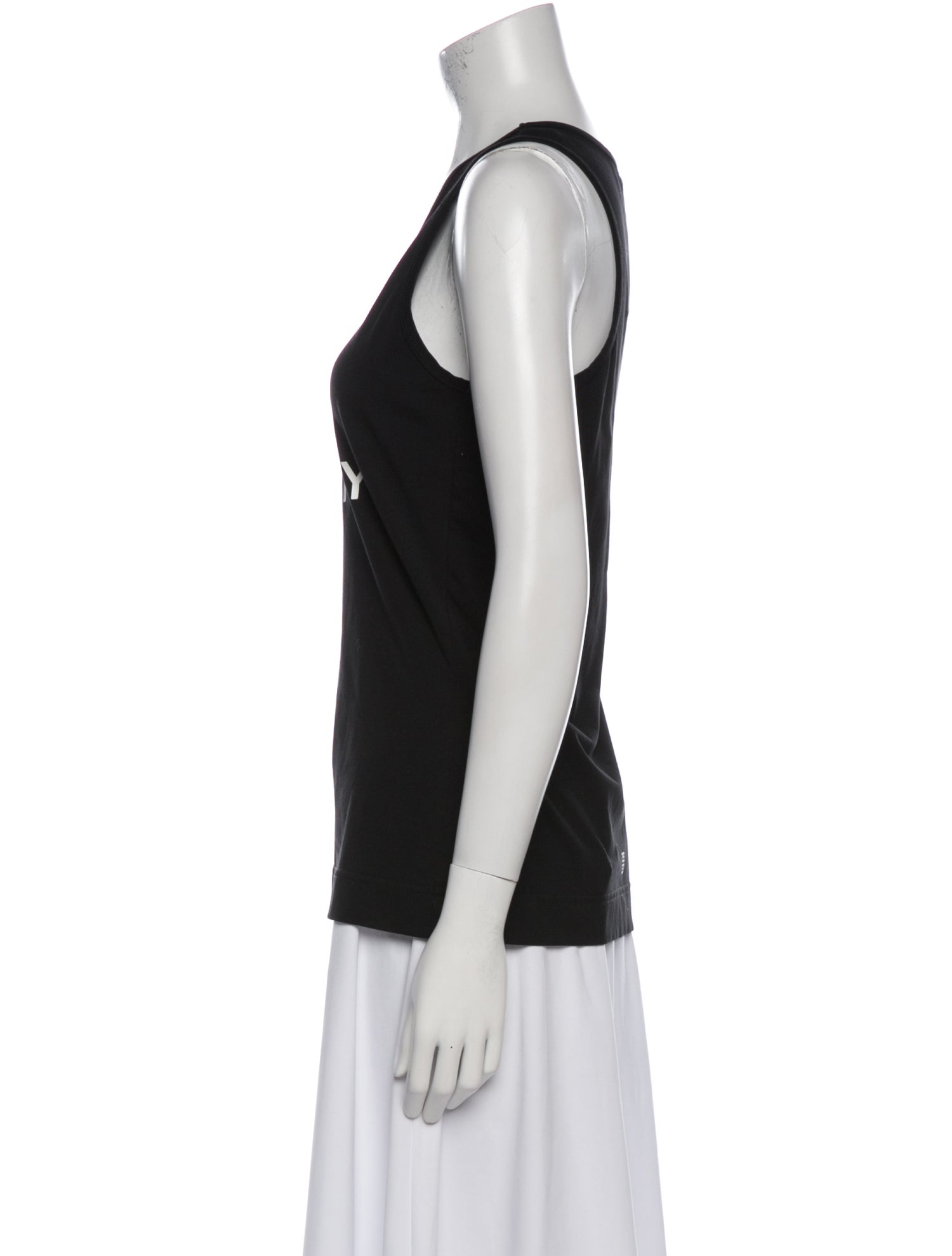 Givenchy Graphic Print Scoop Neck Top