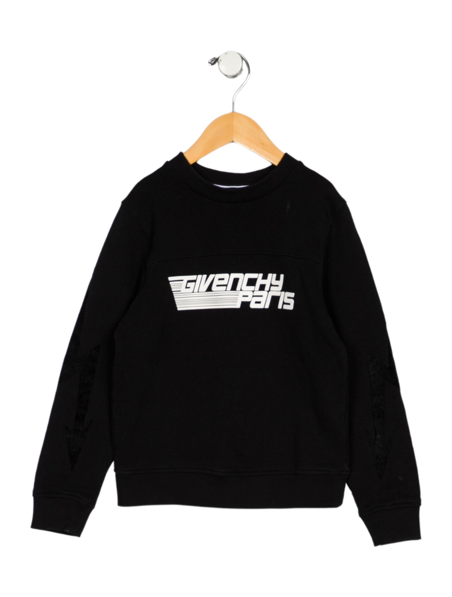 Givenchy Boys' Graphic Long Sleeve Crew Neck Sweatshirt