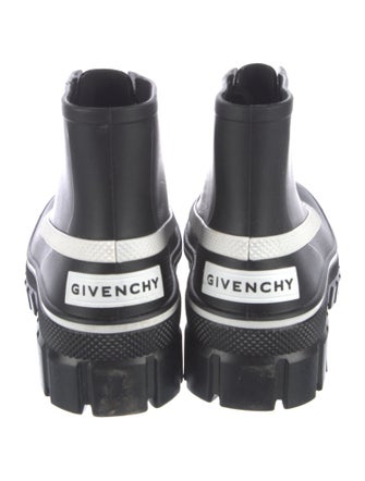 Givenchy Rubber Colorblock Pattern Rain Boots