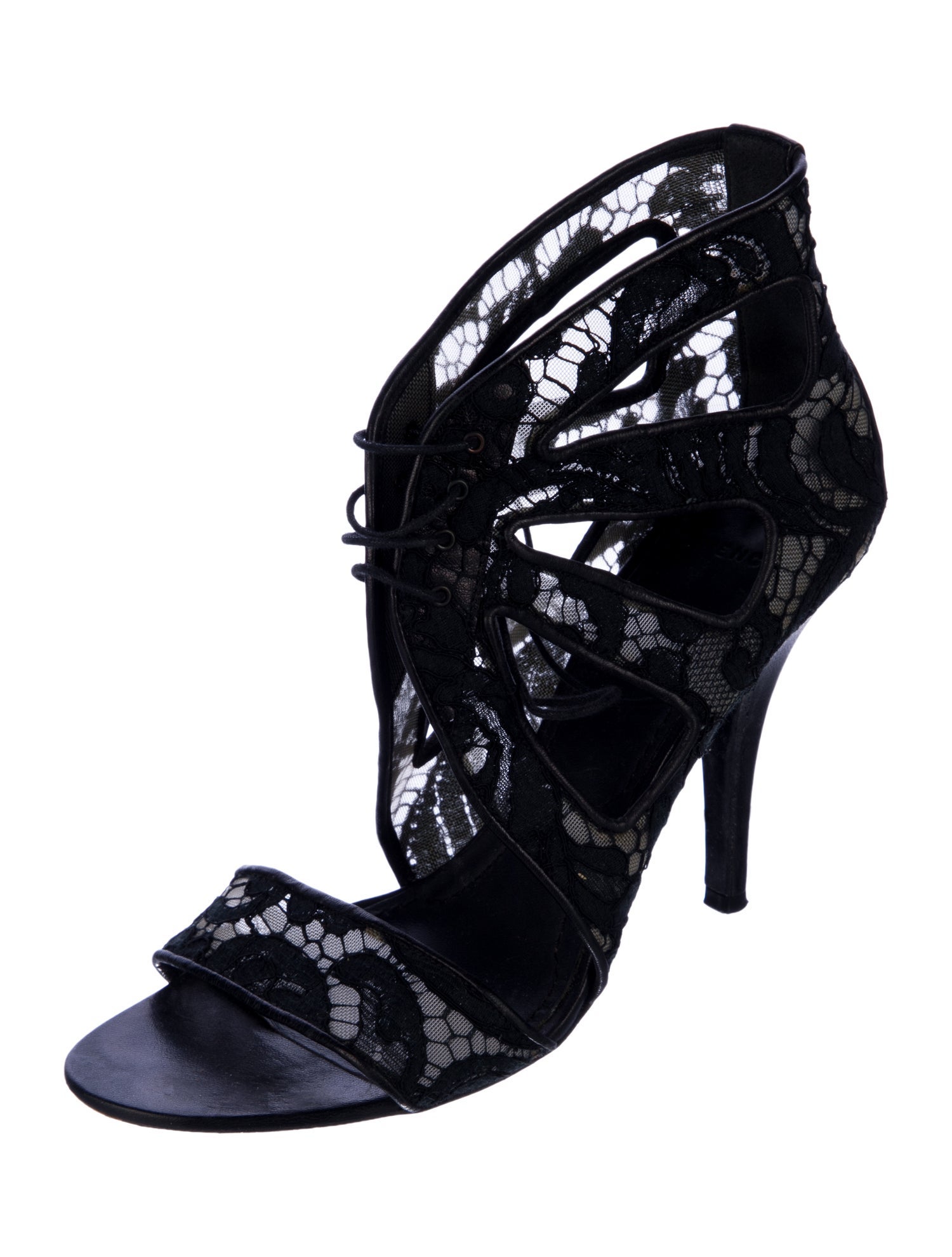 Givenchy Lace Lace Pattern Sandals