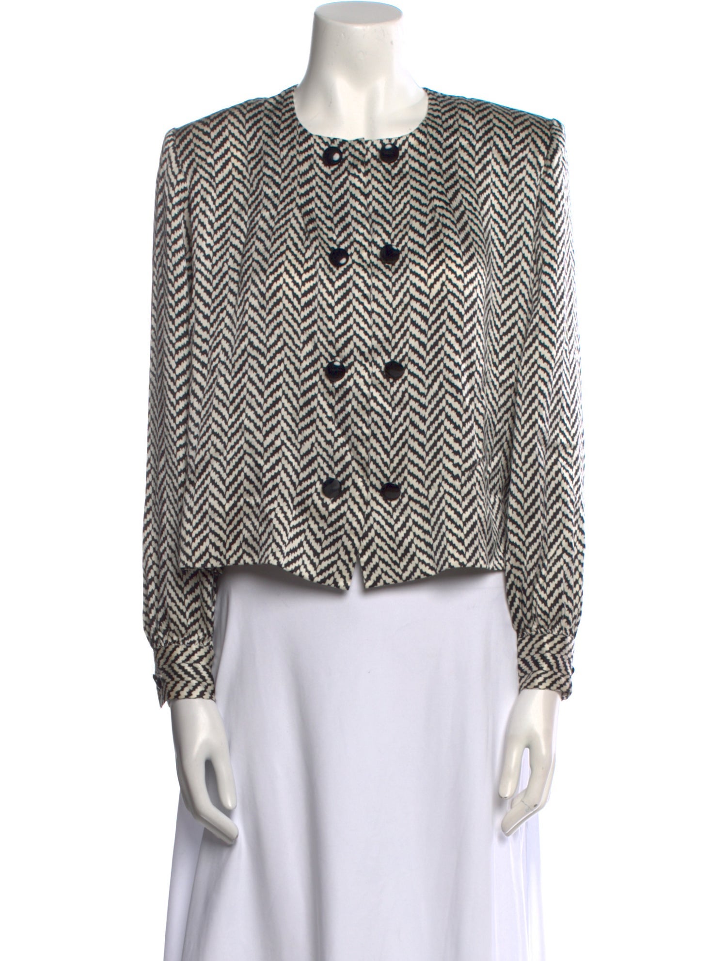 Givenchy Silk Printed Button-Up Top