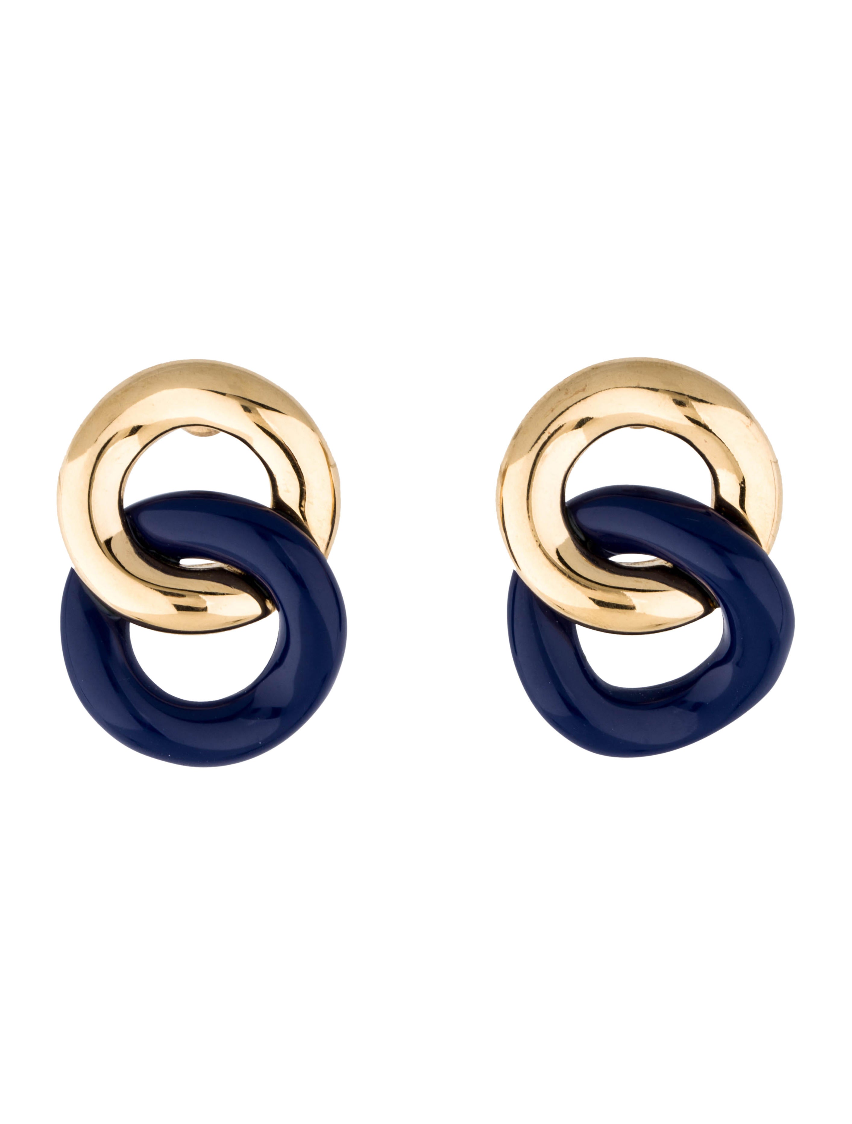 Givenchy Interlocking Circle Stud Earrings Earrings GIV25374 The