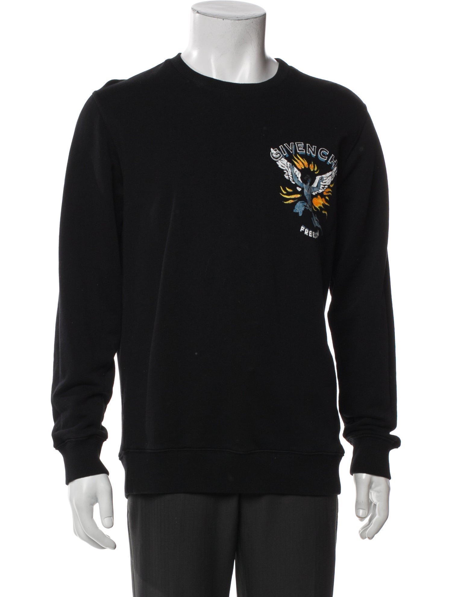 Givenchy Graphic Print Crew Neck Sweatshirt