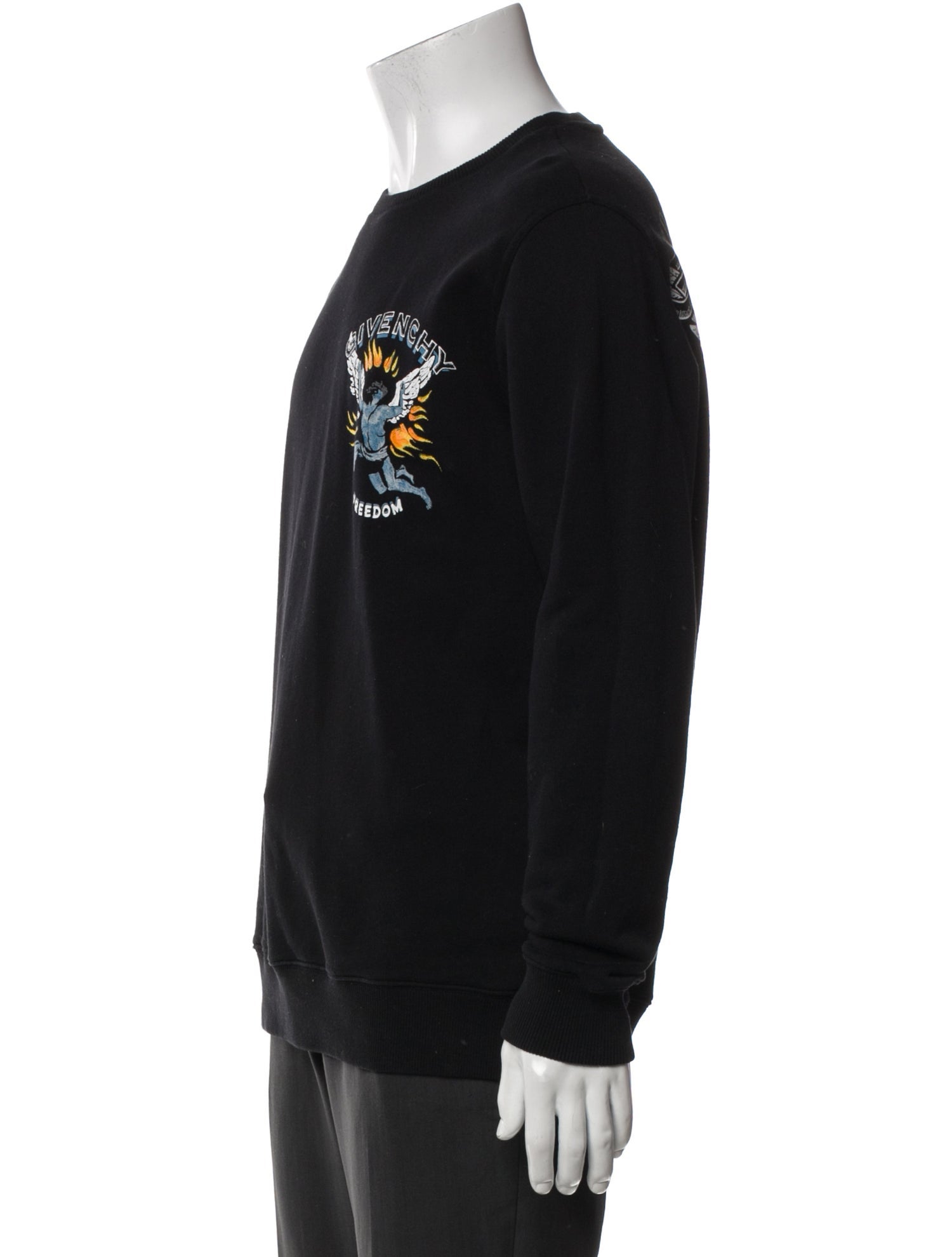 Givenchy Graphic Print Crew Neck Sweatshirt