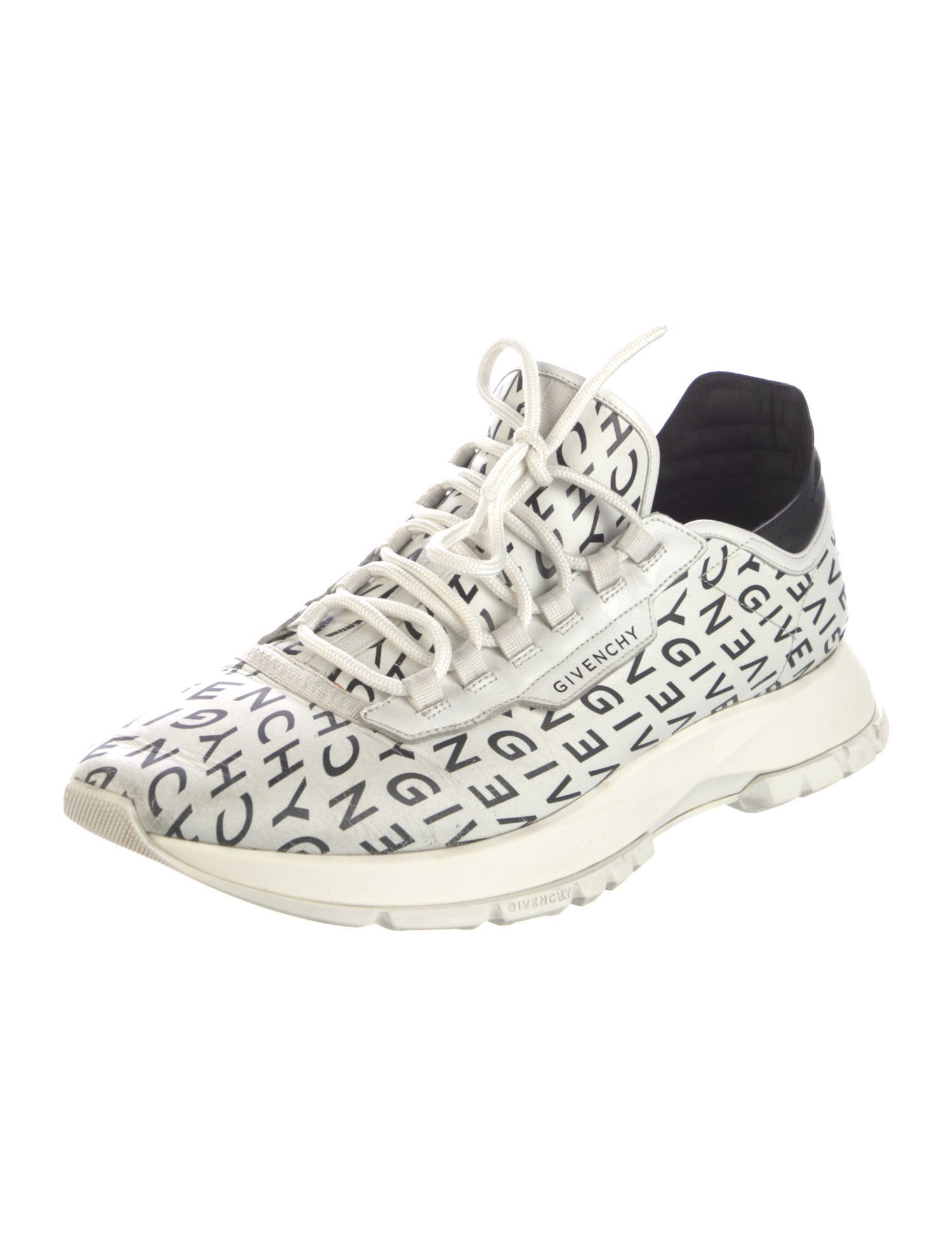 Givenchy Leather Printed Athletic Sneakers