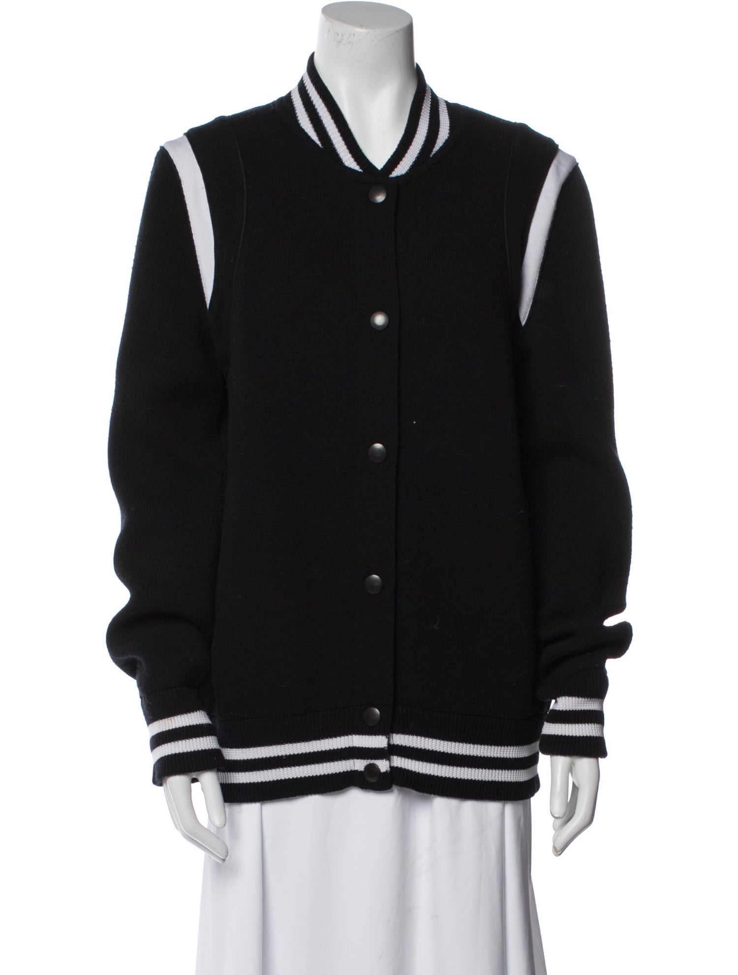Givenchy Wool Striped Bomber Jacket