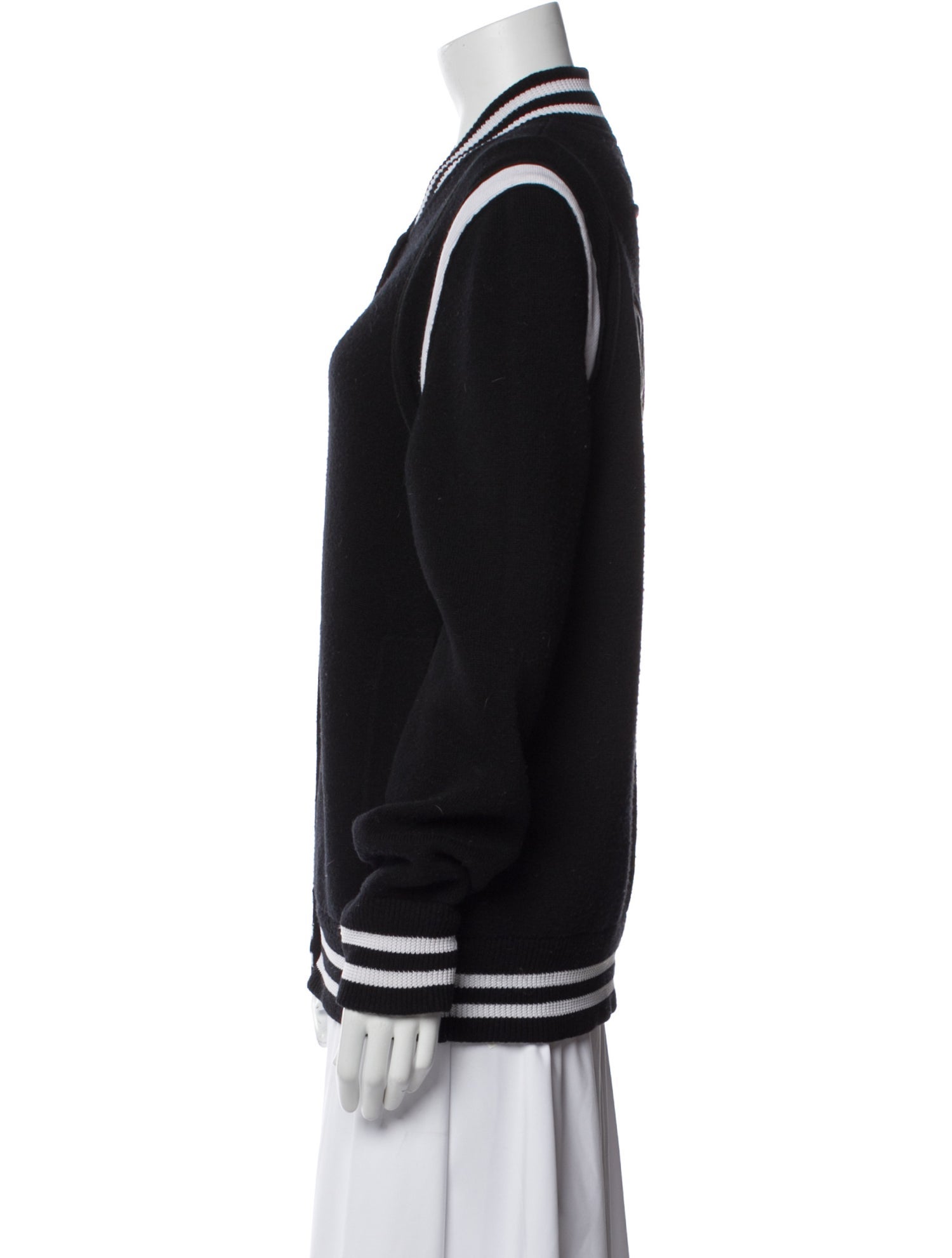 Givenchy Wool Striped Bomber Jacket