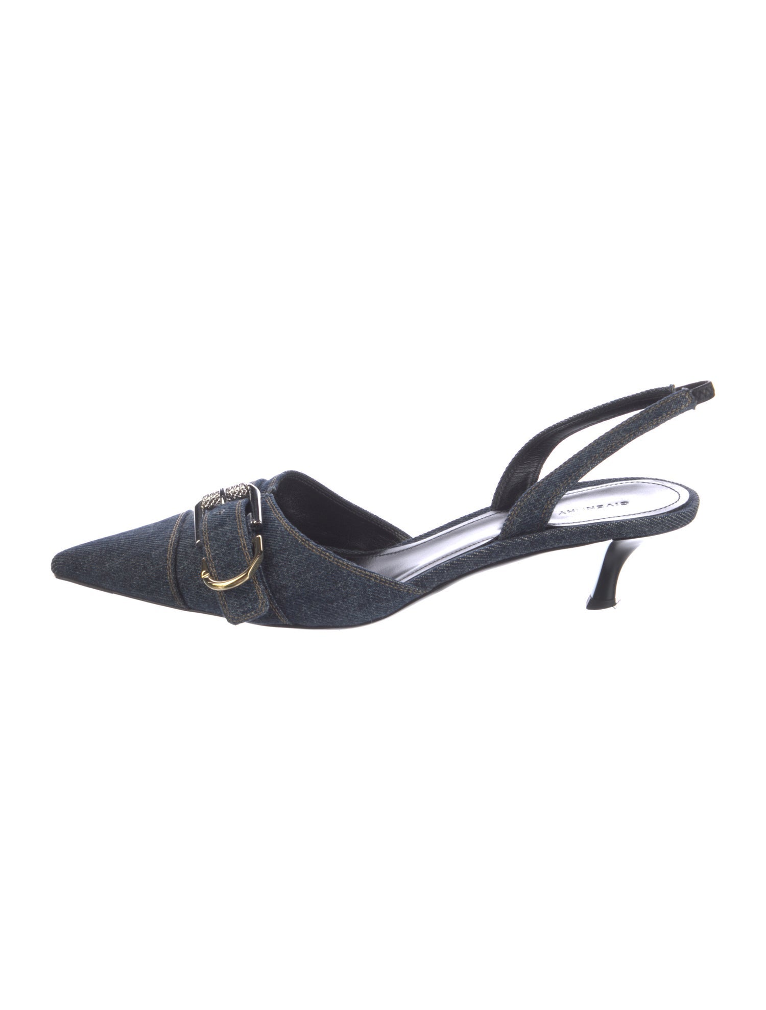 Givenchy Denim Slingback Pumps