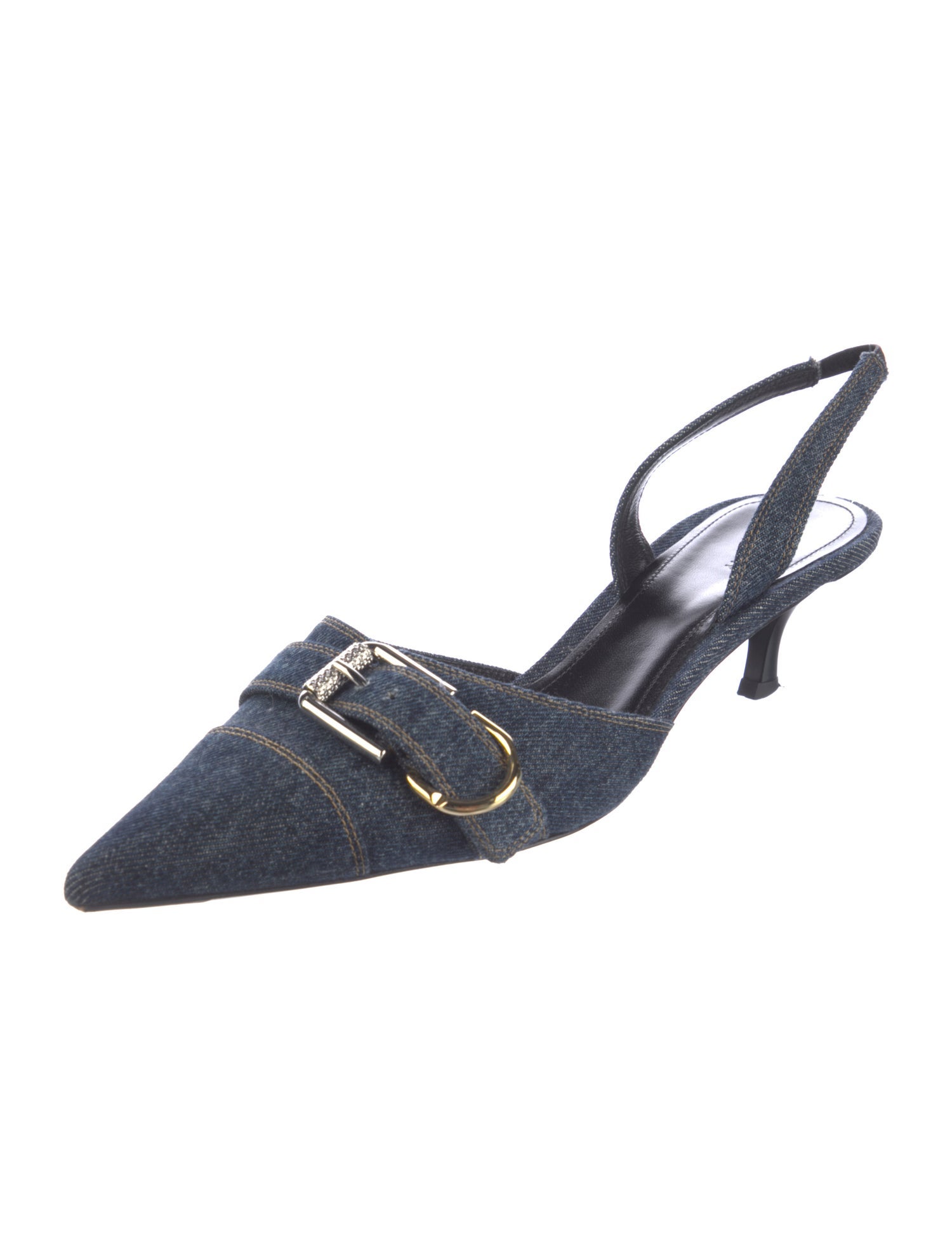 Givenchy Denim Slingback Pumps