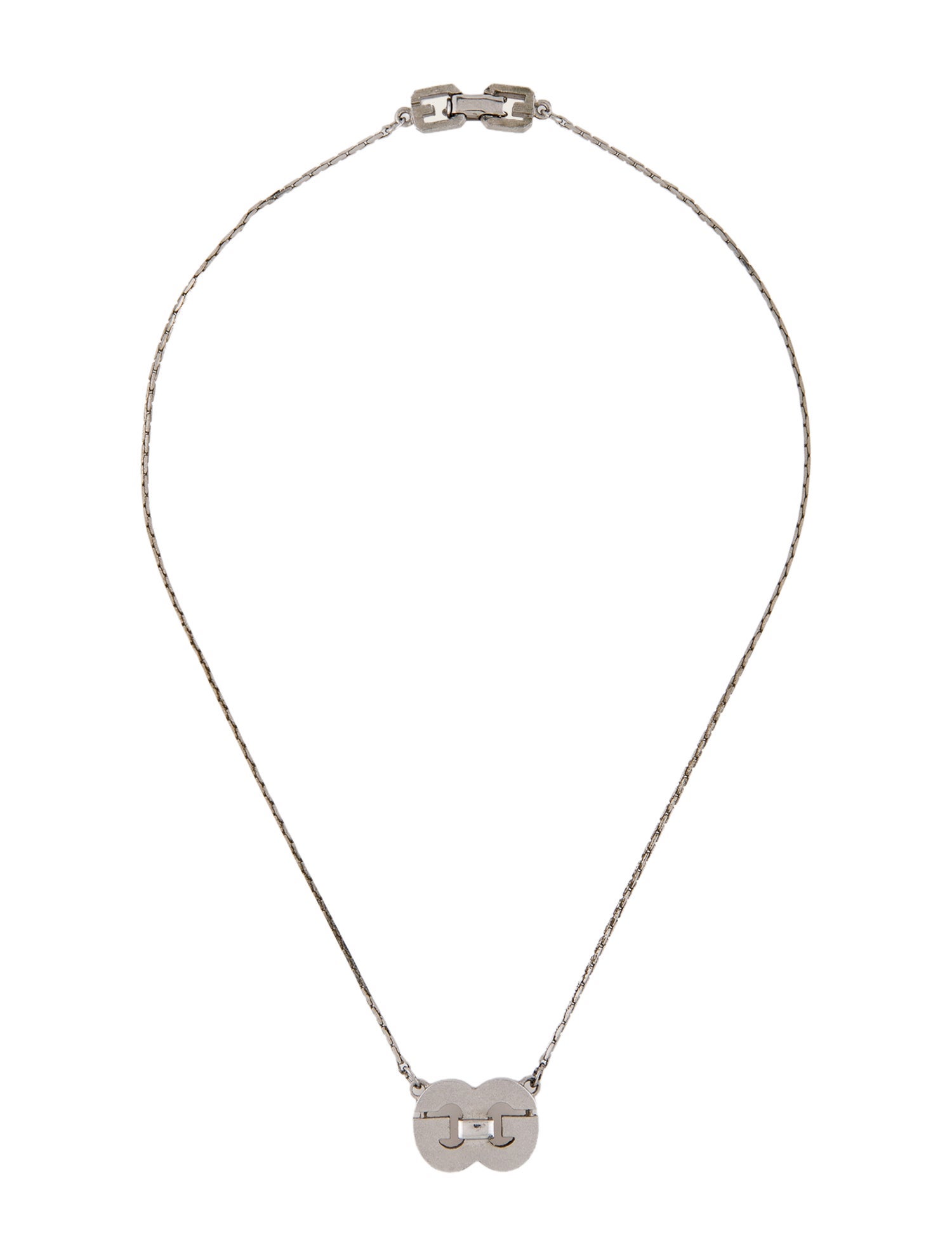 Givenchy Vintage GG Logo Pendant Necklace