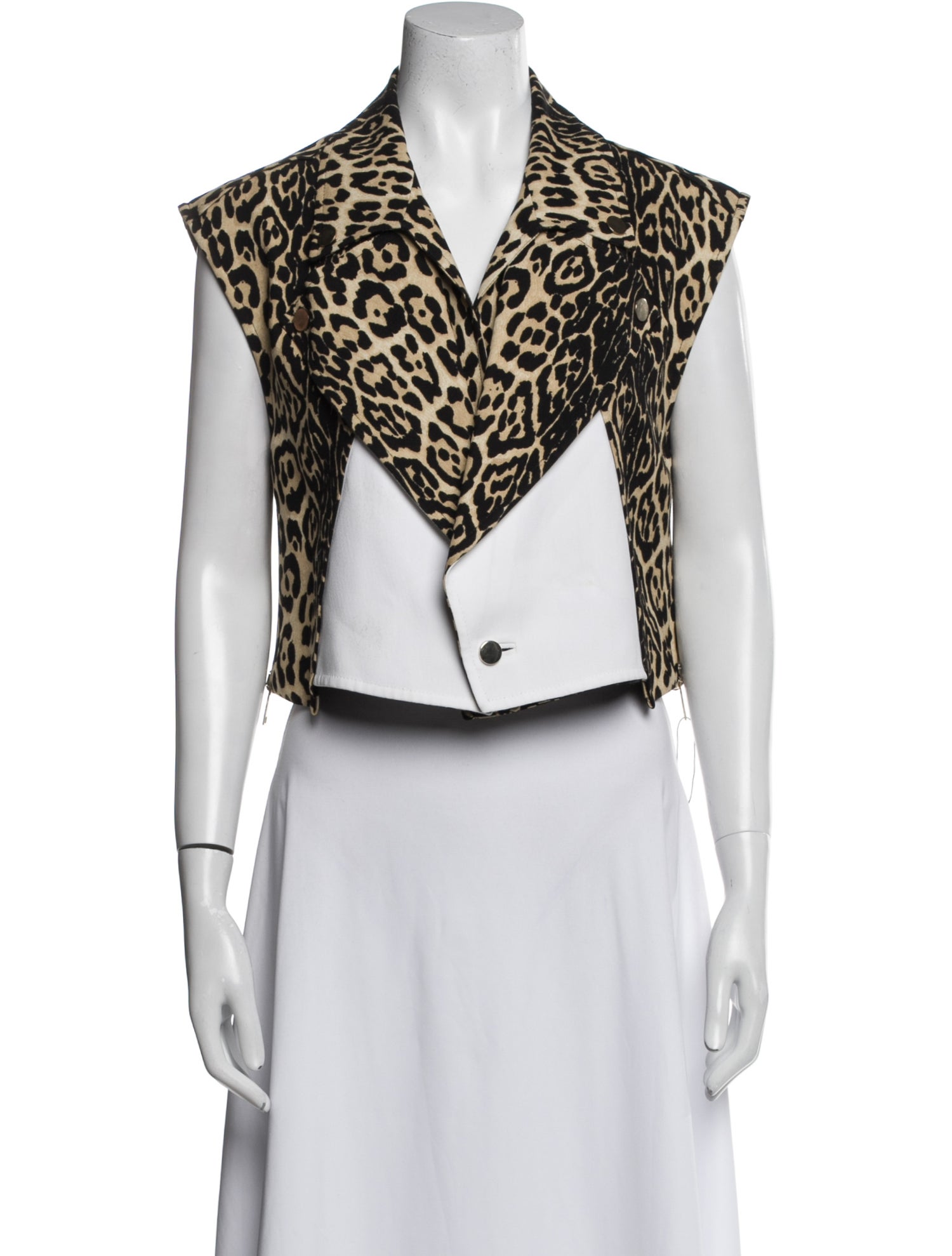 Givenchy Animal Print Vest
