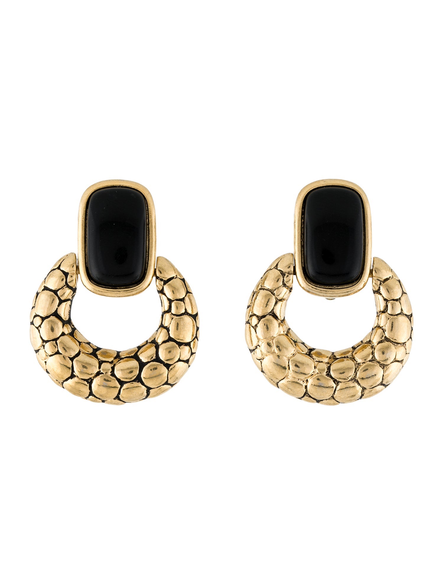Givenchy Vintage Resin Drop Earrings