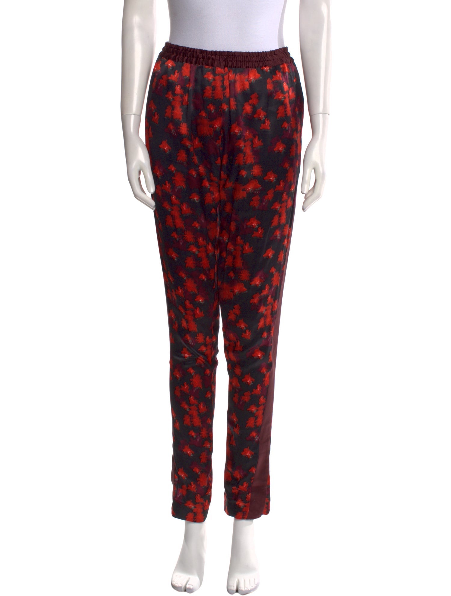 Givenchy Silk Skinny Leg Pants