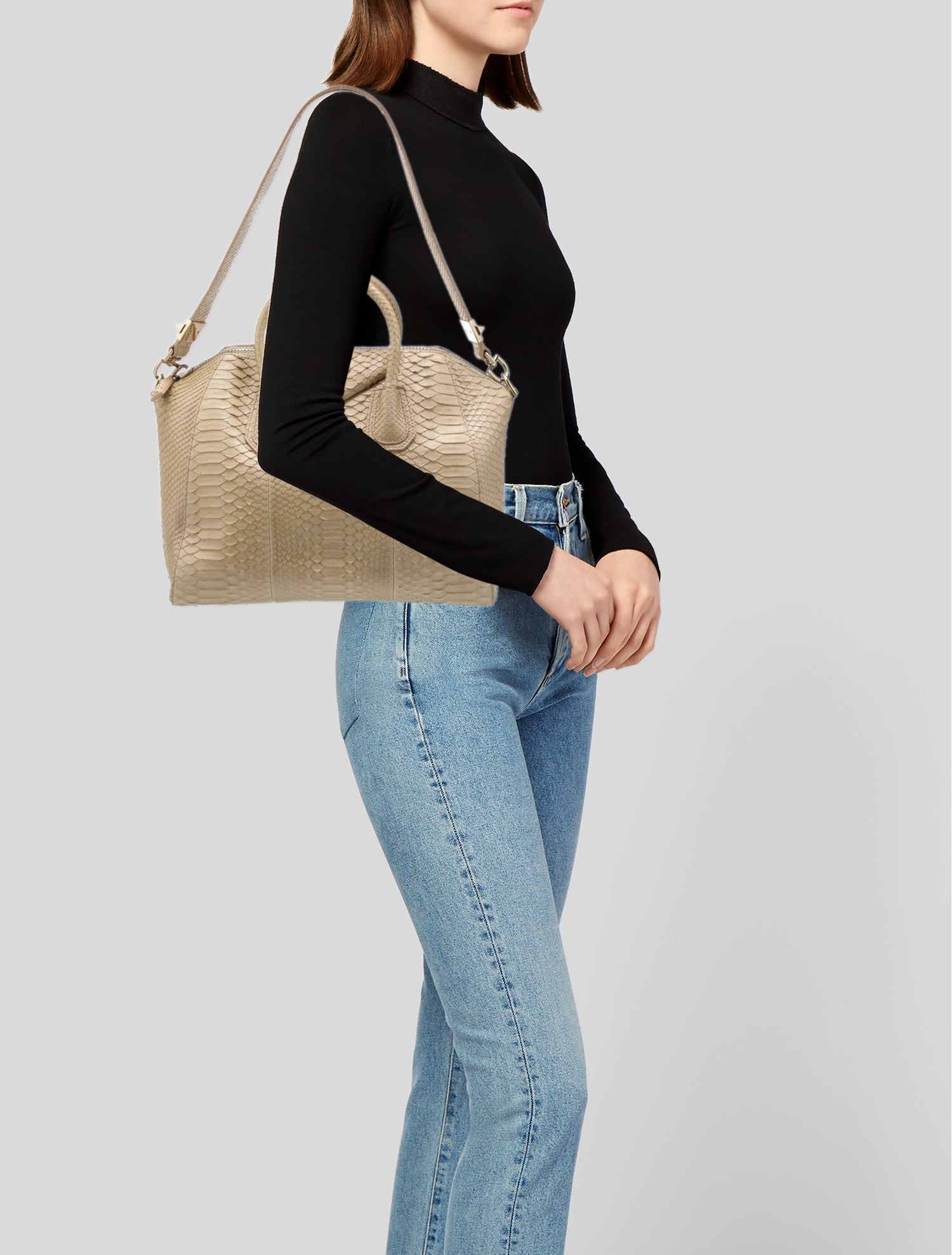 Givenchy Python Top Handle Bag