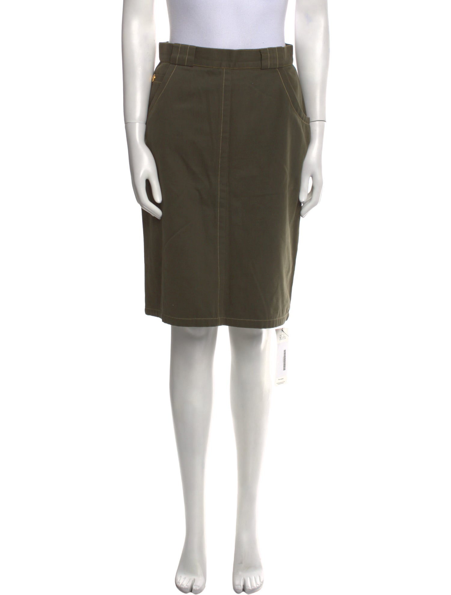 Givenchy Studded Accents Knee-Length Skirt