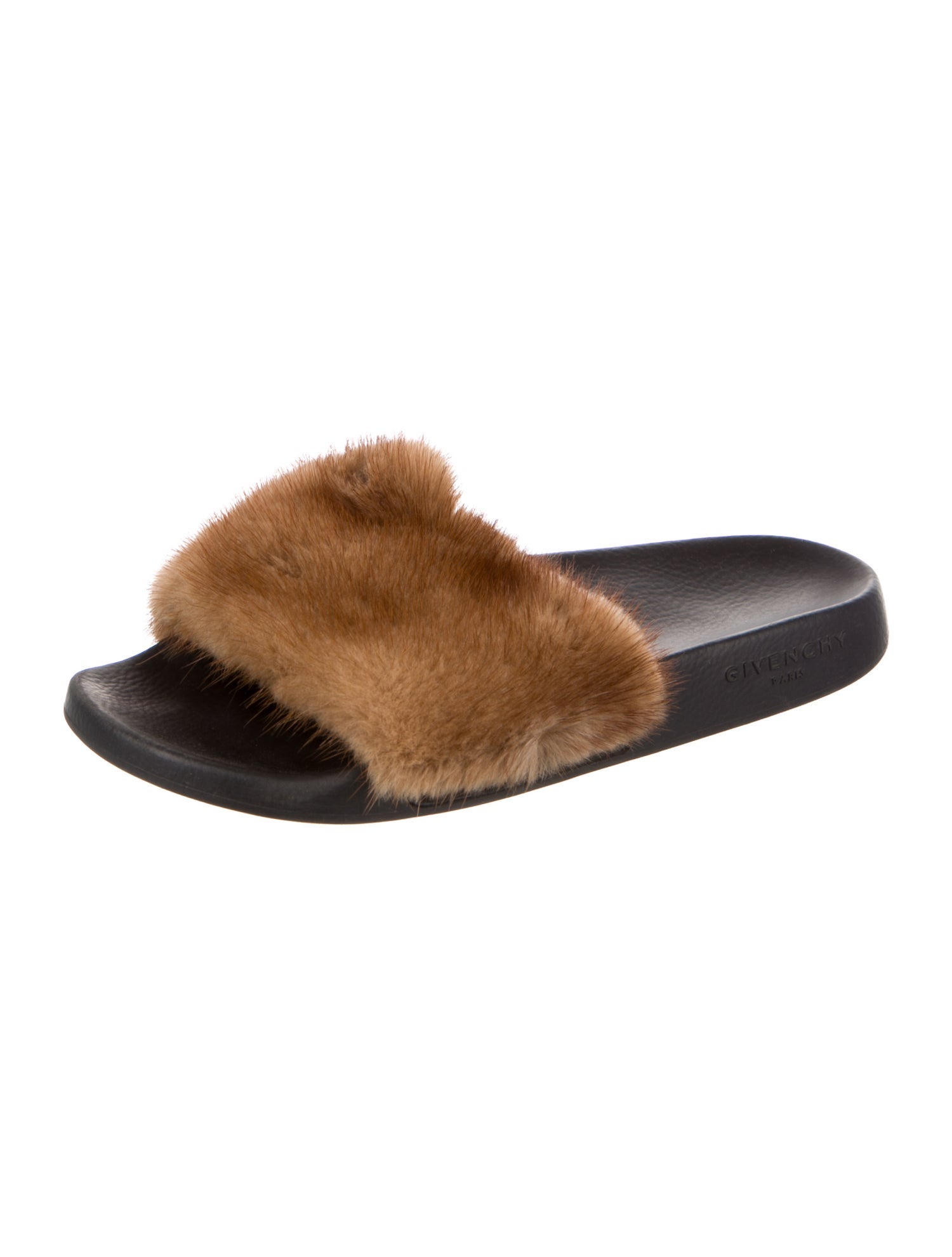 Givenchy Fur Slides
