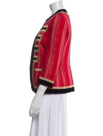 Givenchy Tweed Pattern Evening Jacket