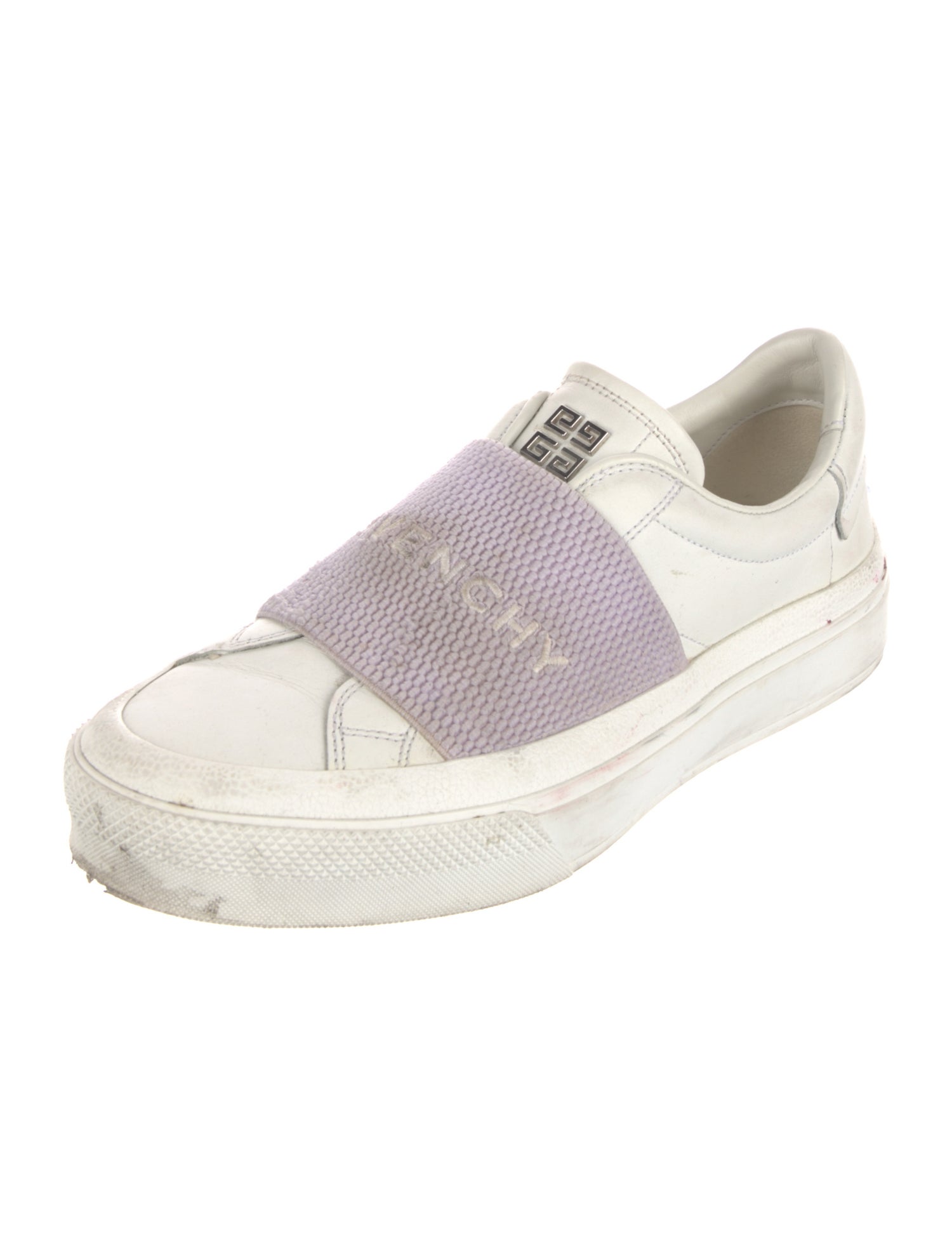 Givenchy Leather Colorblock Pattern Sneakers