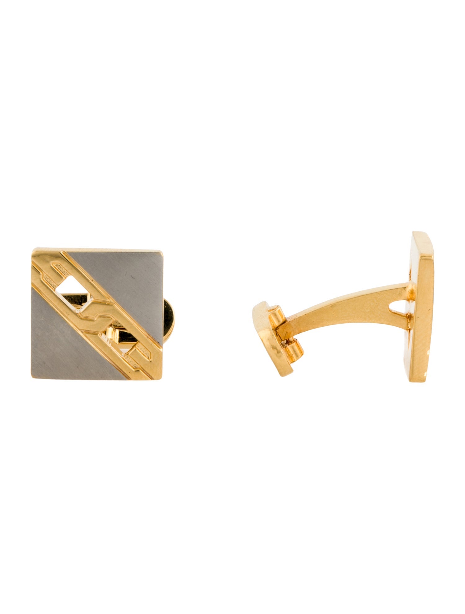 Givenchy Vintage Two-Tone GG Cufflinks