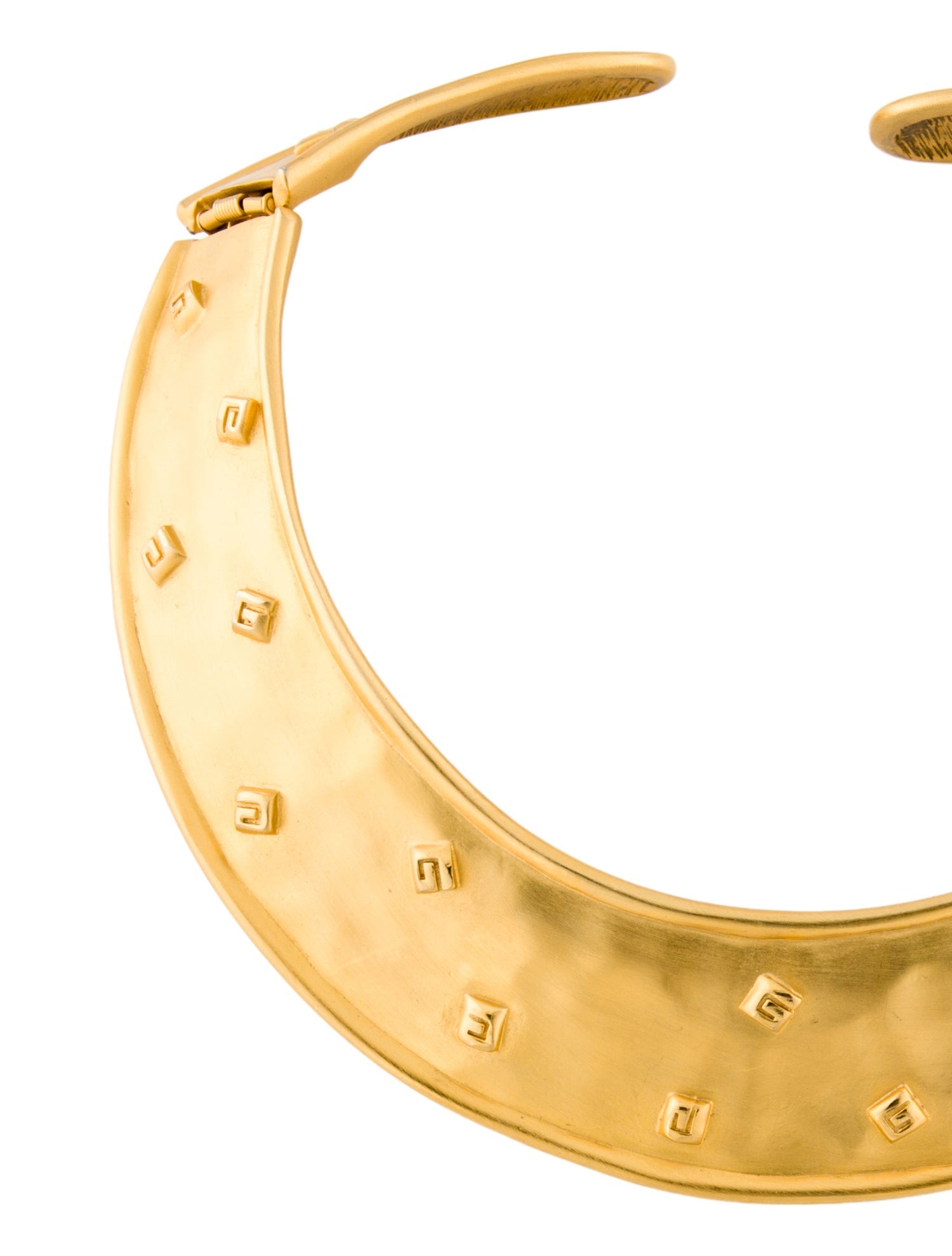 Givenchy Logo Hinged Choker Necklace