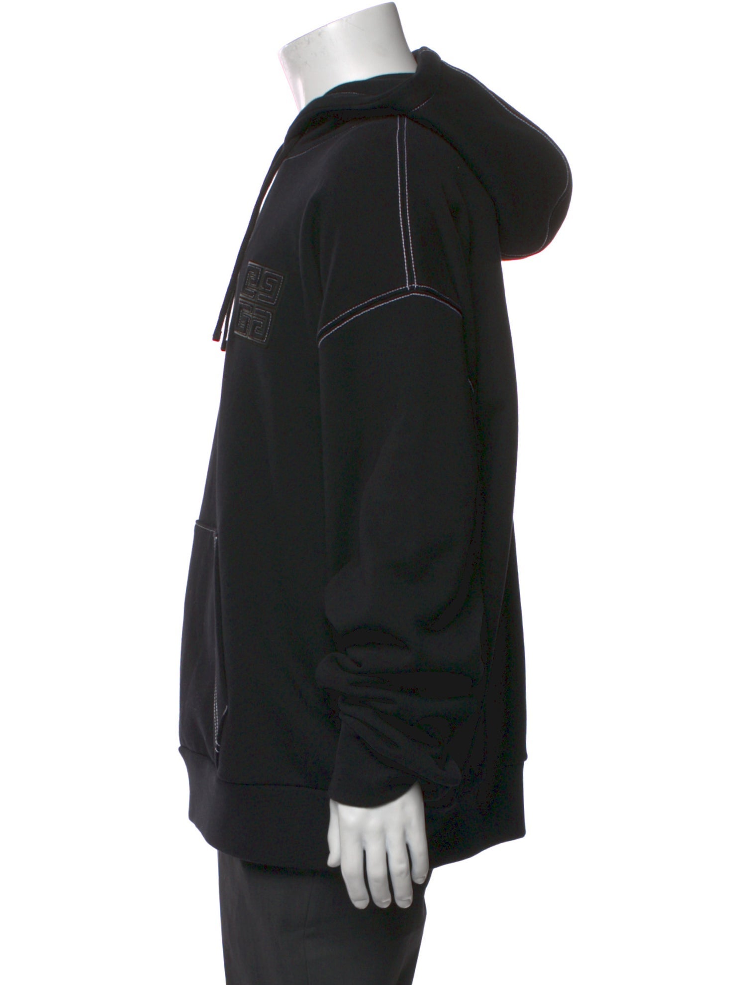 Givenchy Graphic Print Crew Neck Hoodie