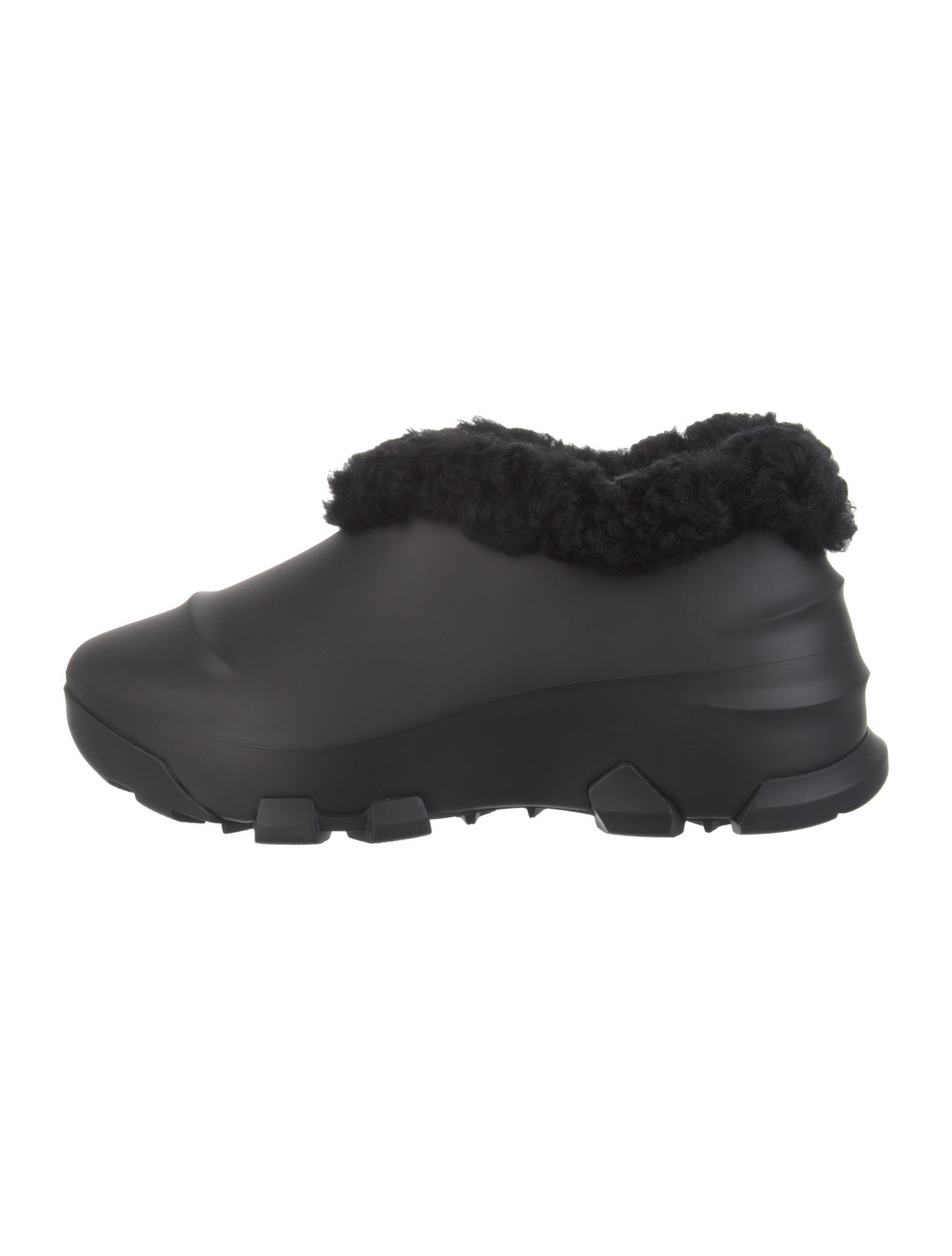 Givenchy Rubber Fur Trim Rain Boots w/ Tags