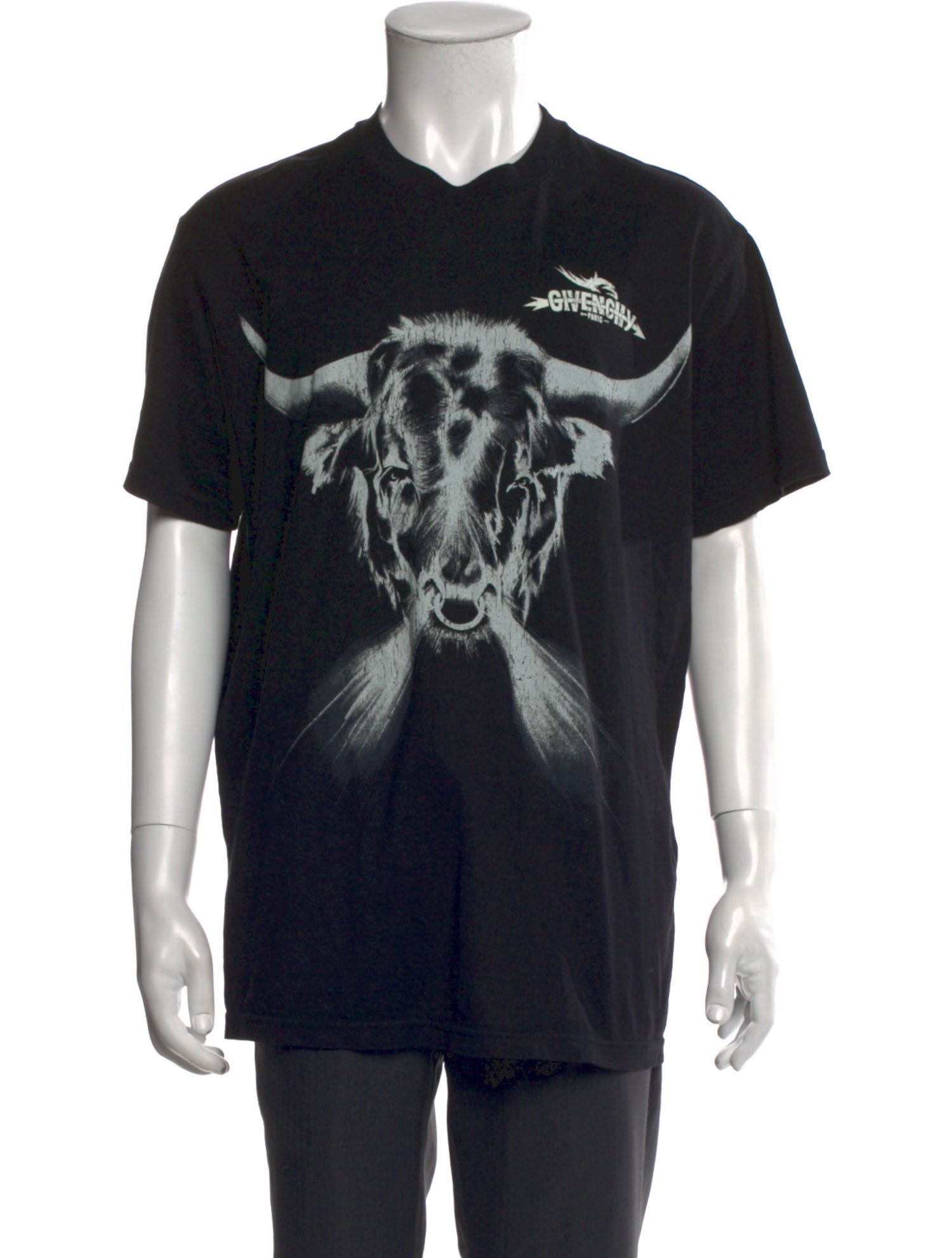 Givenchy Graphic Print Crew Neck T-Shirt