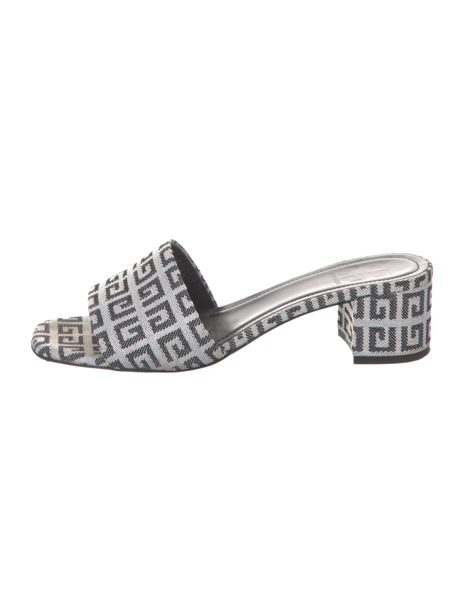 Givenchy Canvas Patterned Slides