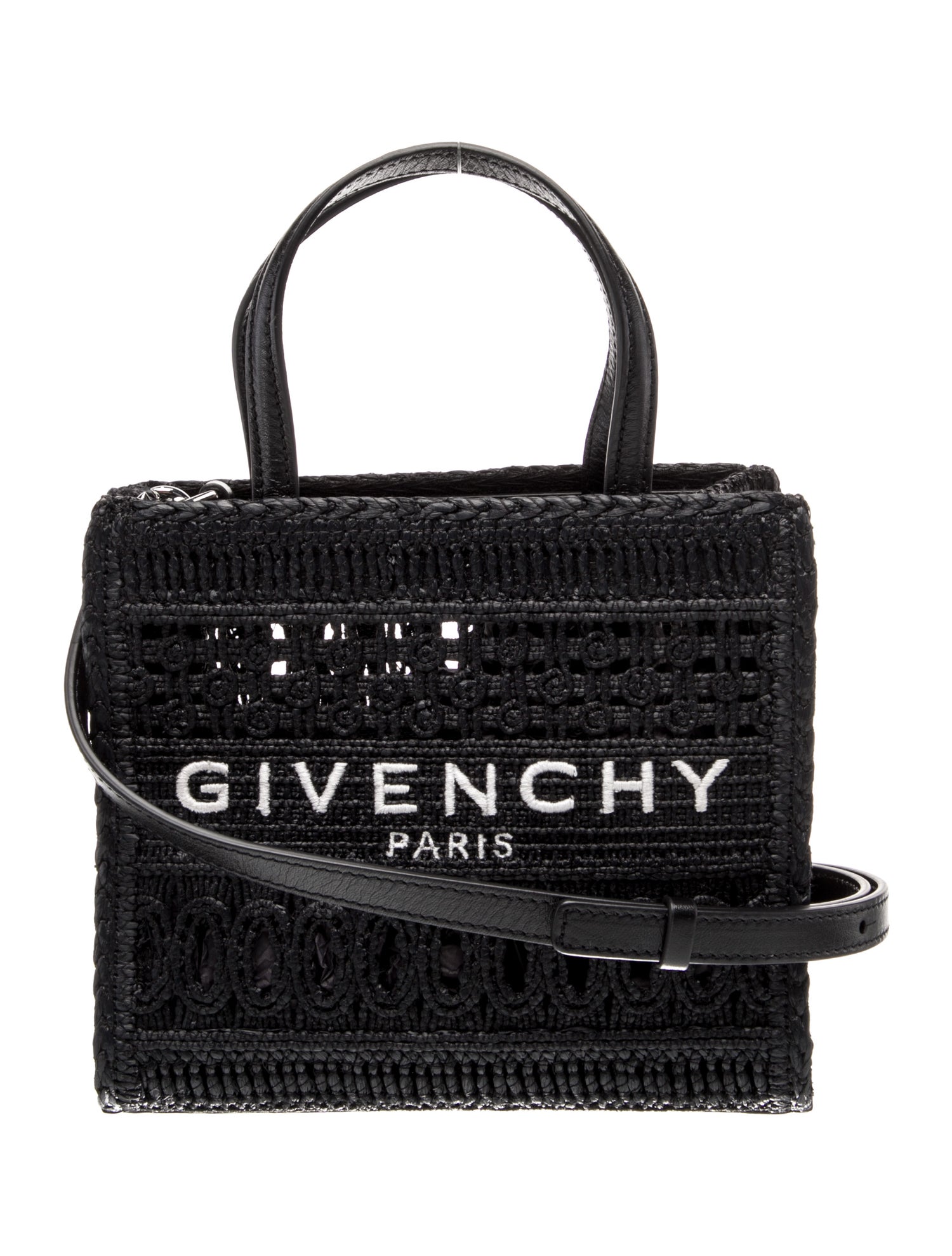 Givenchy Raffia Top Handle Bag