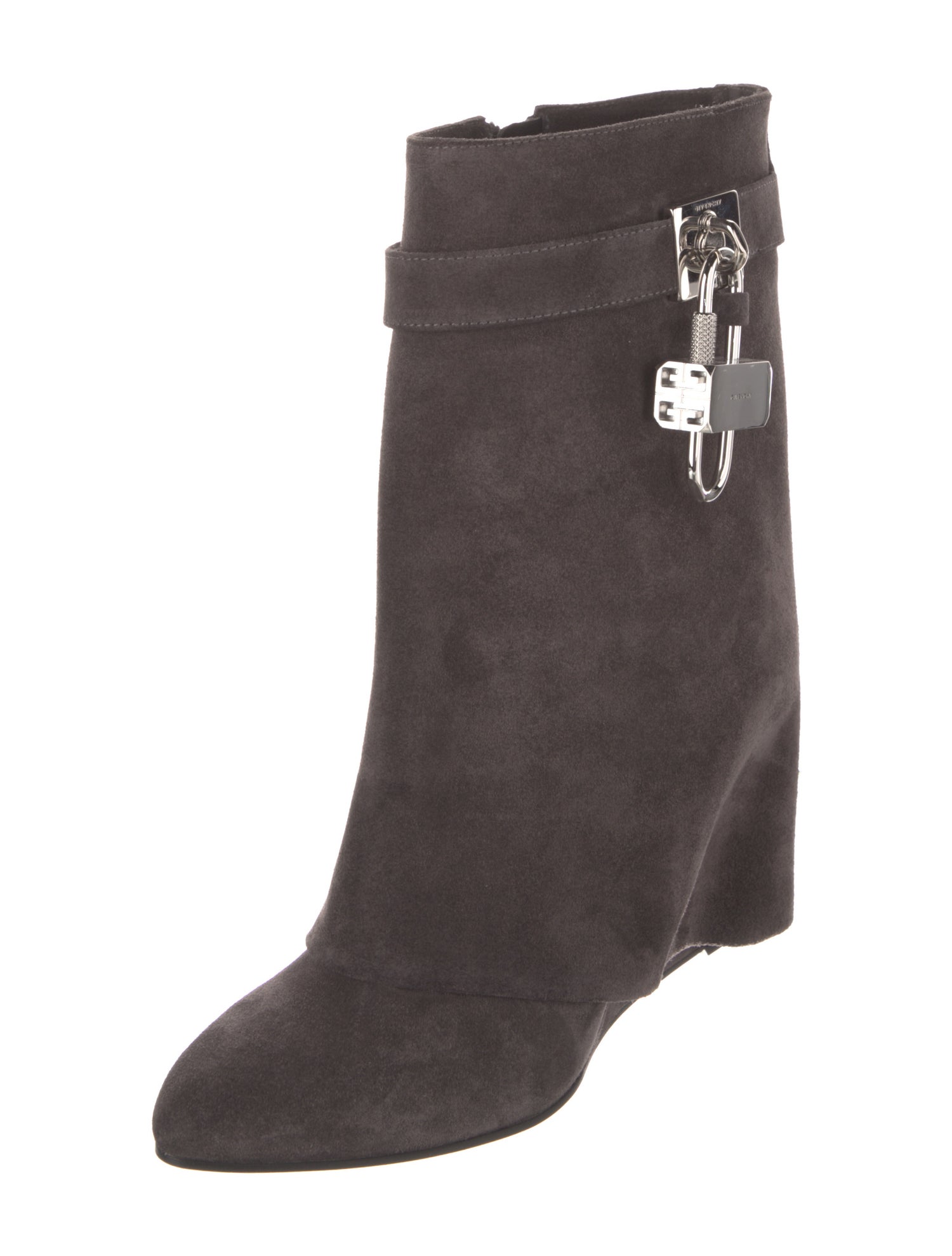 Givenchy Suede Animal Print Boots