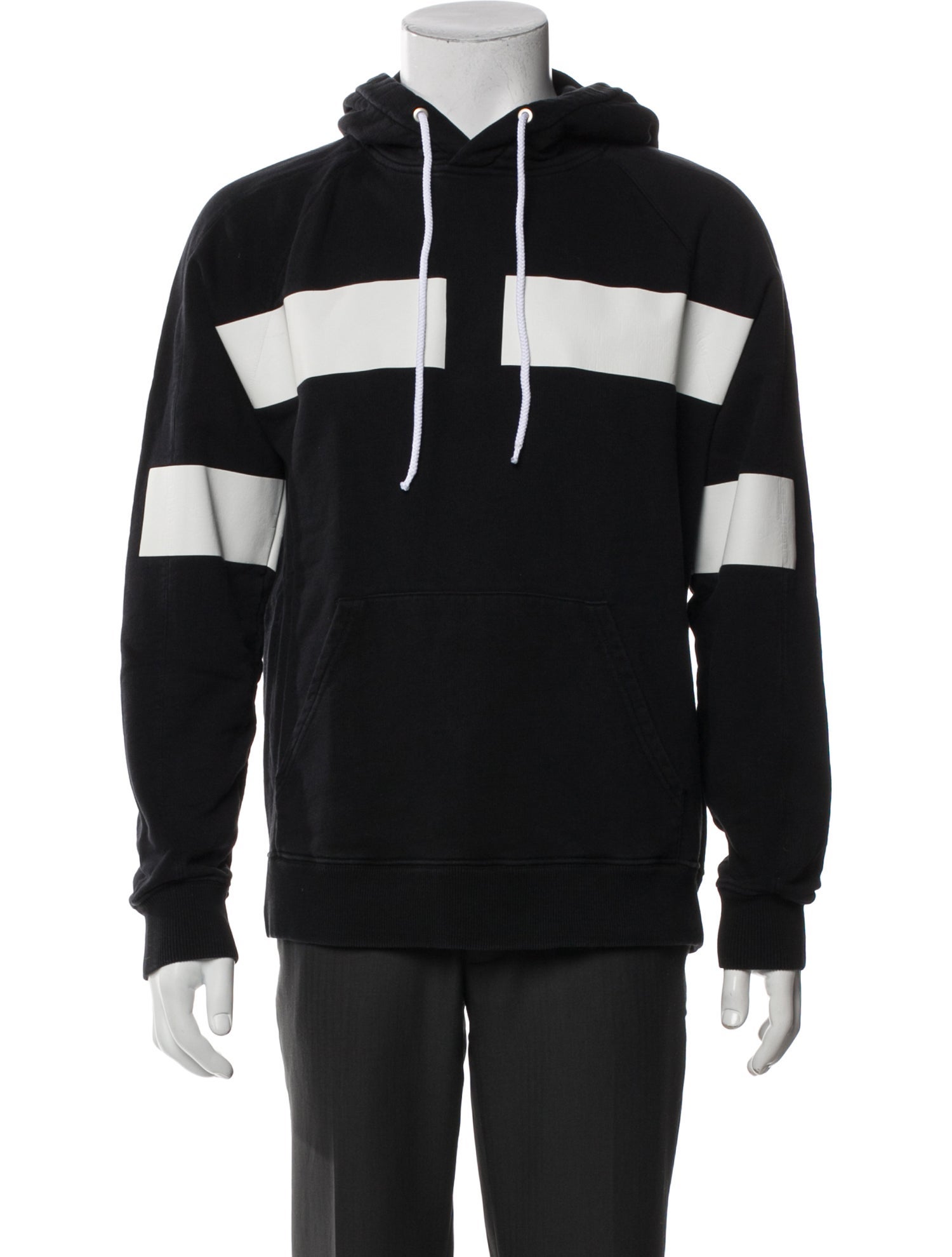 Givenchy Colorblock Pattern Crew Neck Hoodie