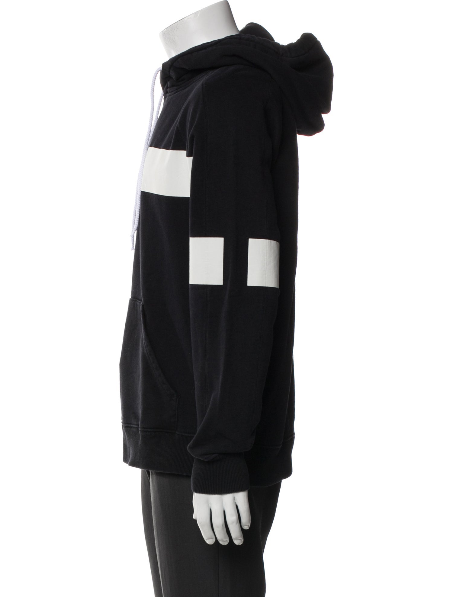 Givenchy Colorblock Pattern Crew Neck Hoodie