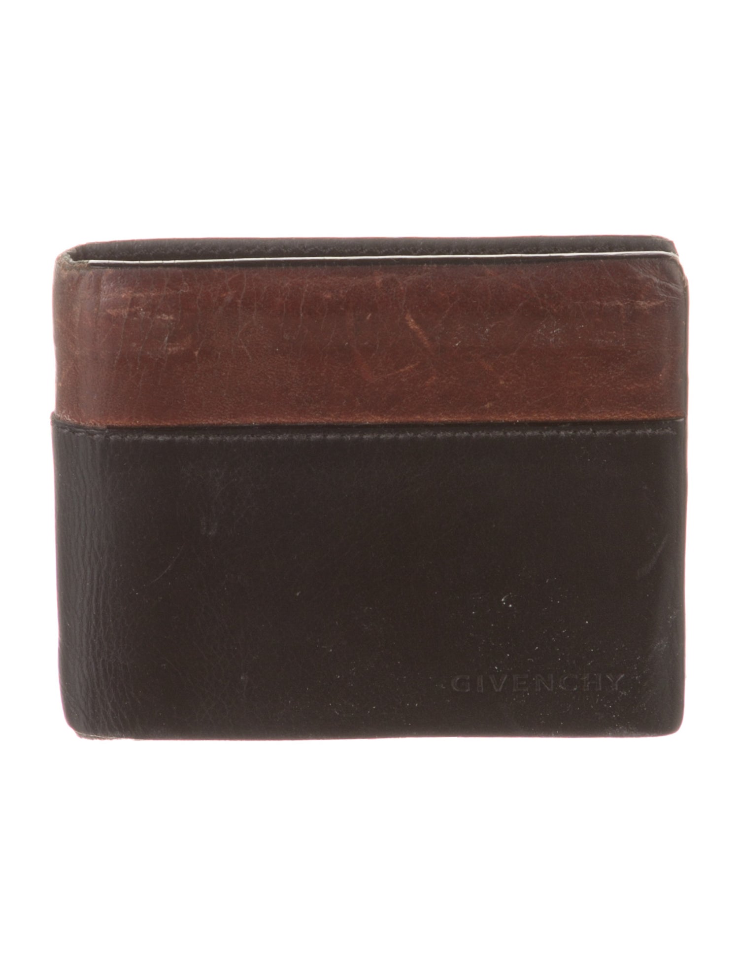 Givenchy Leather Printed Bifold Wallet