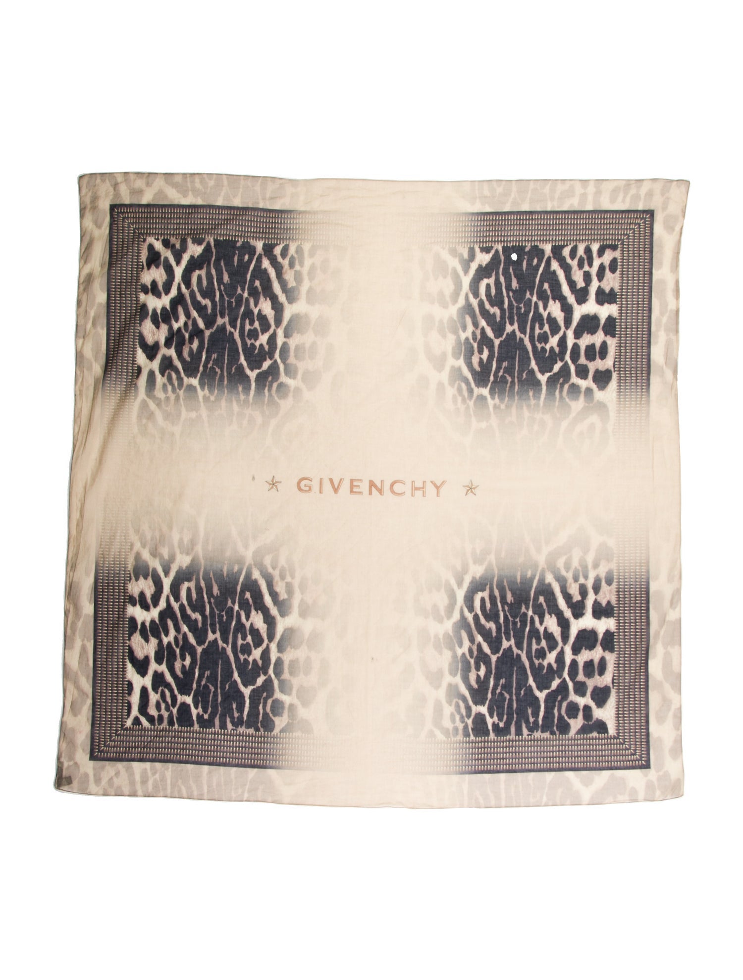 Givenchy Animal Print Scarf