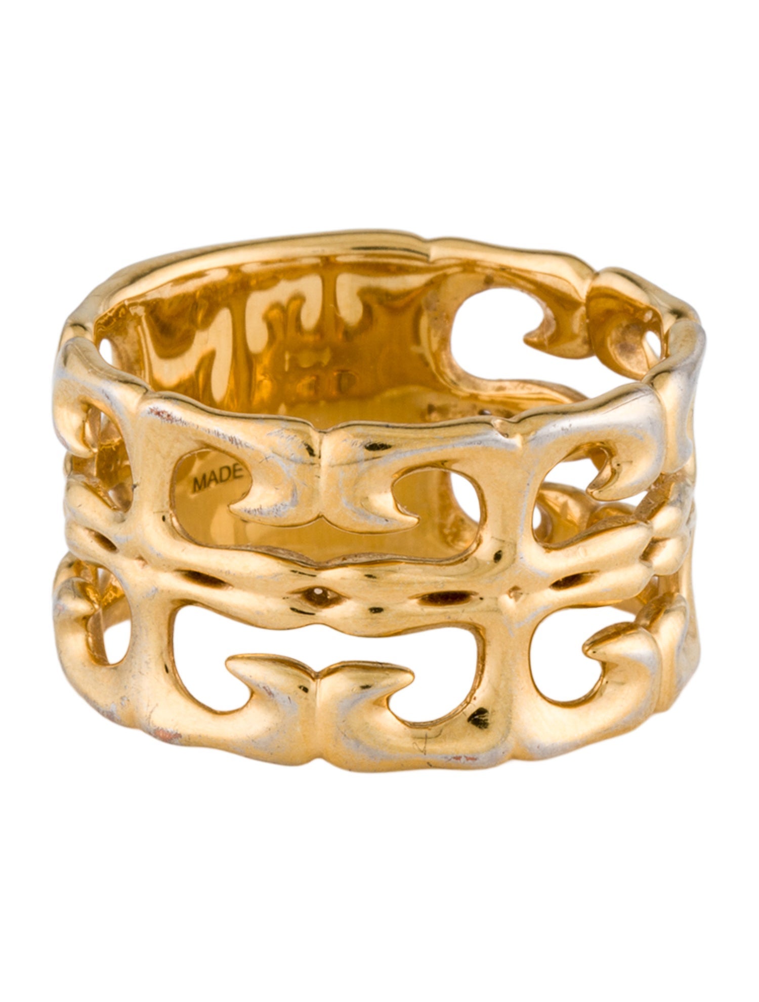 Givenchy Liquid Golden Statement Ring