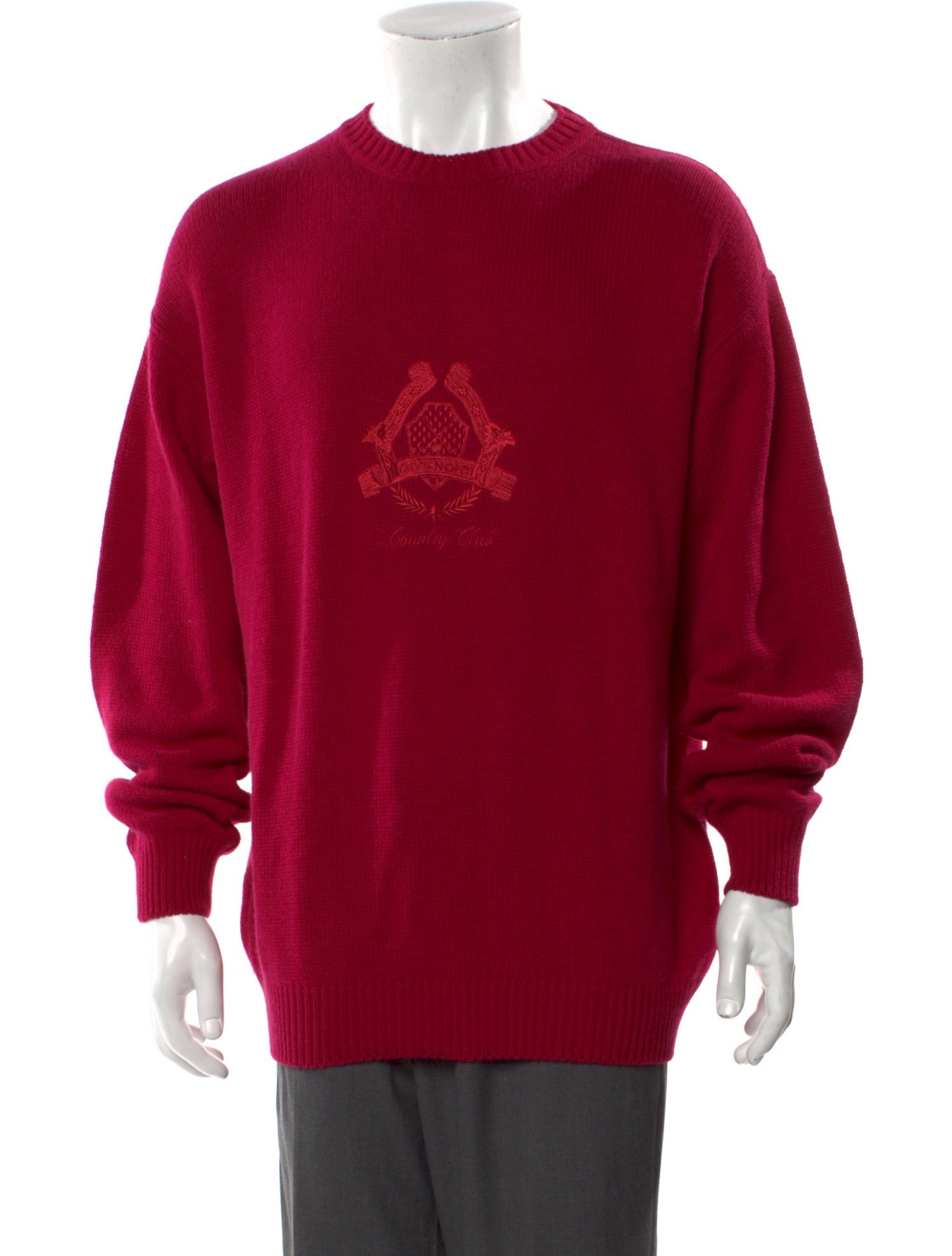 Givenchy Wool Graphic Print Pullover