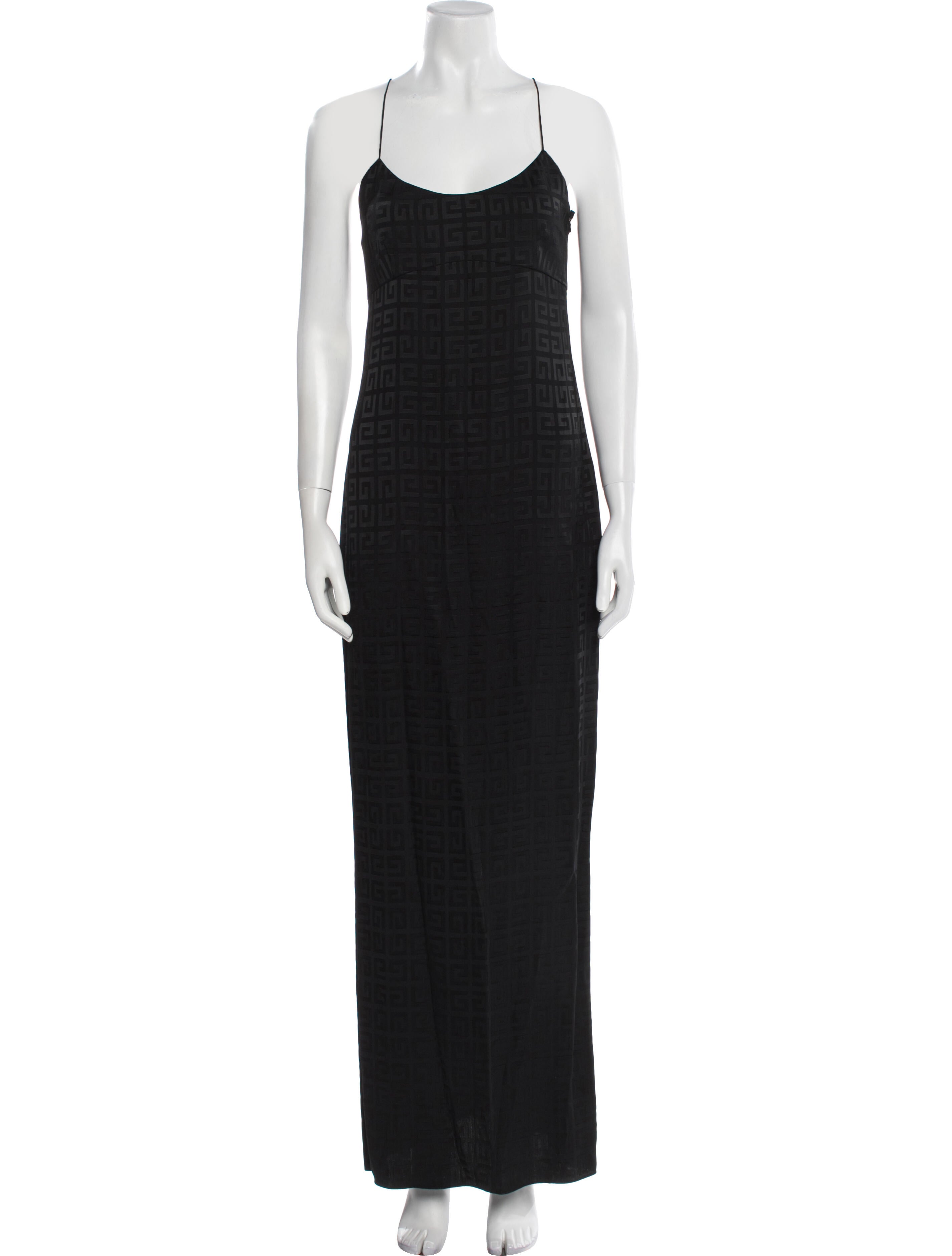 Givenchy Scoop Neck Long Dress w/ Tags