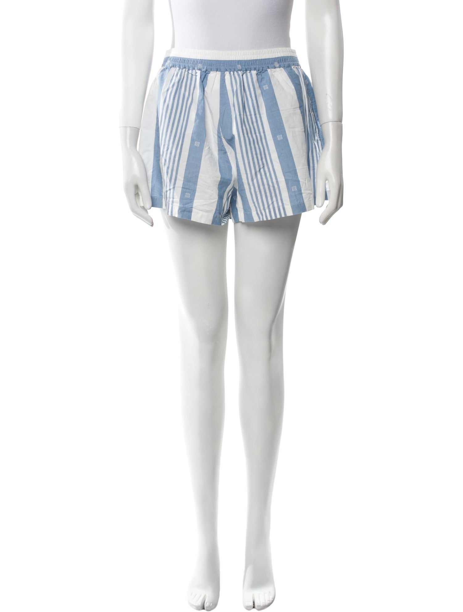 Givenchy Striped Mini Shorts