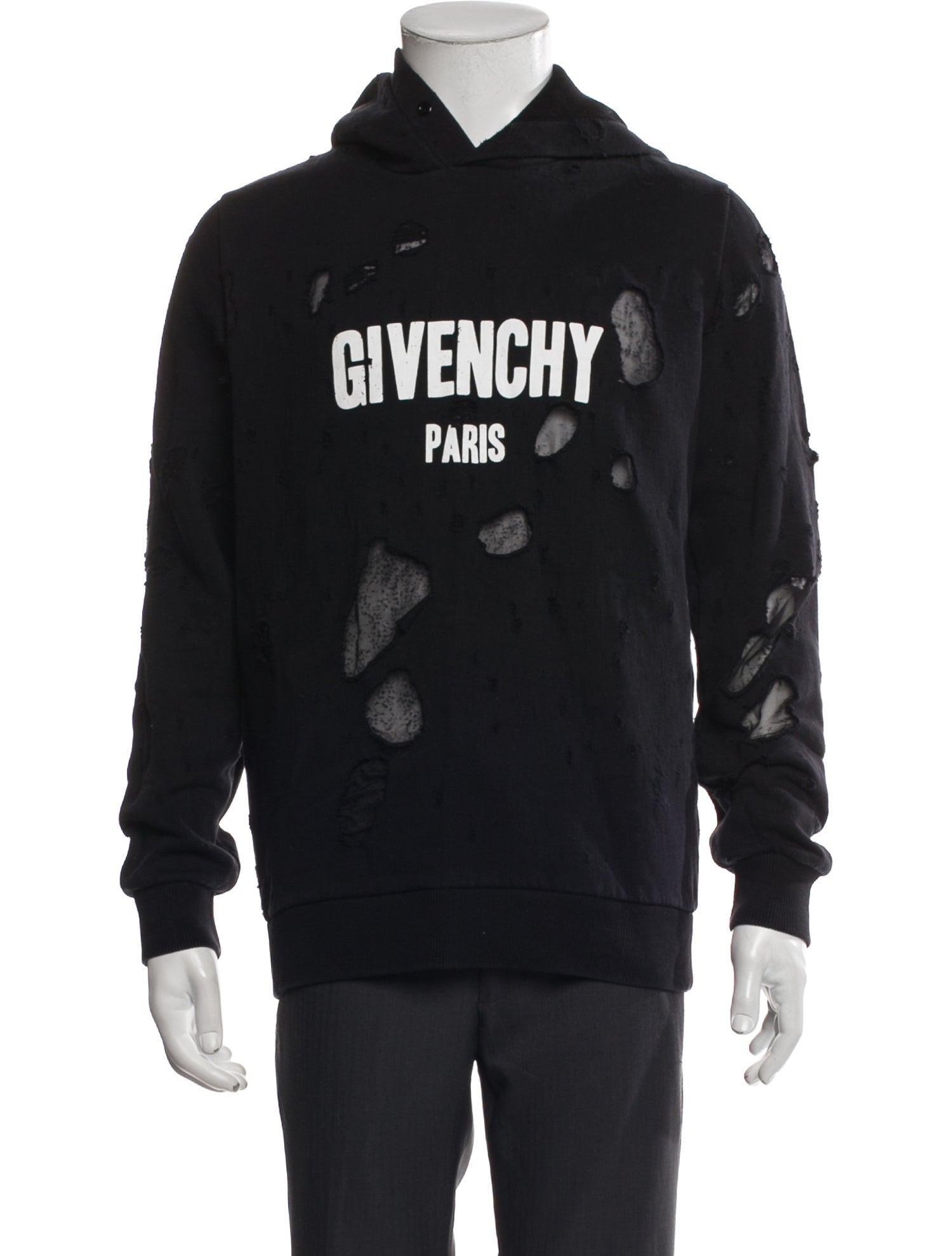 Givenchy Graphic Print Crew Neck Hoodie