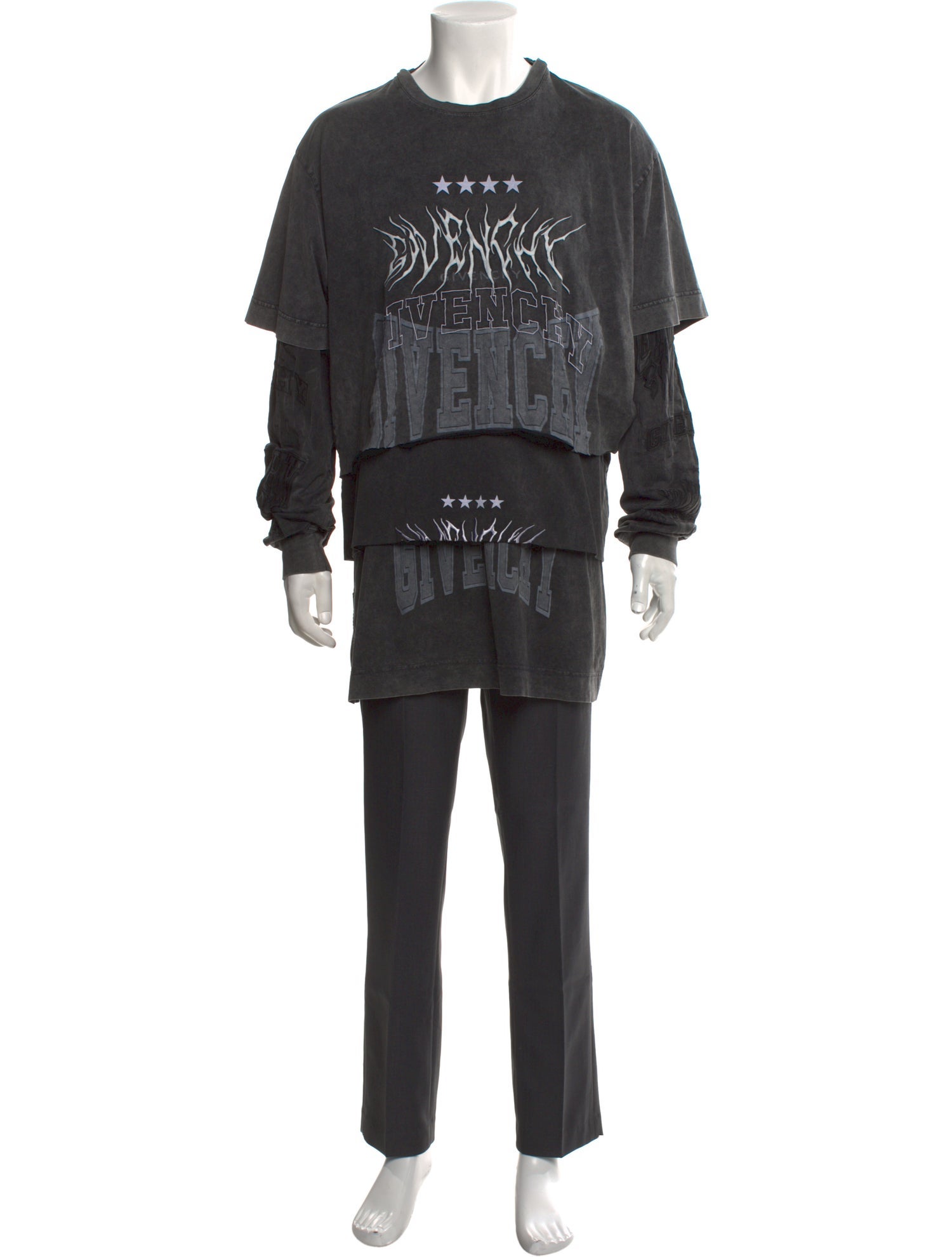 Givenchy Graphic Print Crew Neck T-Shirt