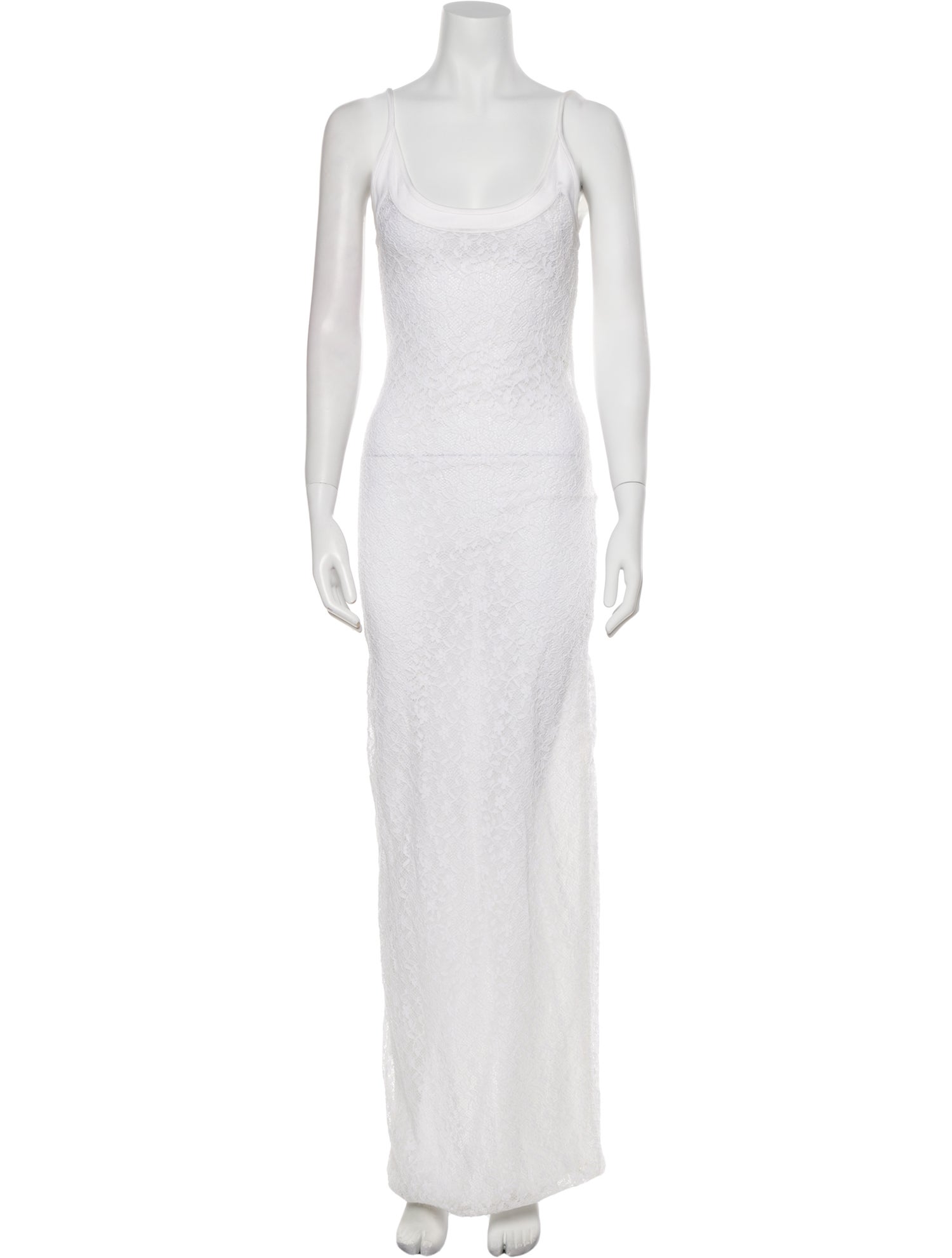 Givenchy Scoop Neck Long Dress